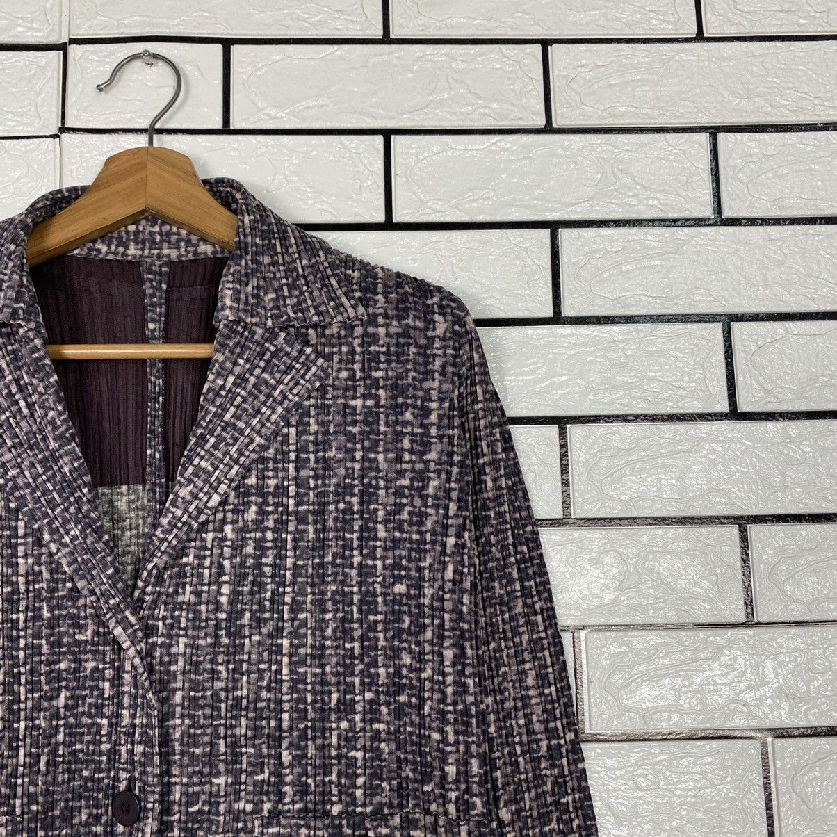 Issey Miyake 🔥BUTTON UPS PLEATED JACKET PLEATS PLEASE ISSEY MIYAKE Size M / US 6-8 / IT 42-44 - 13 Thumbnail
