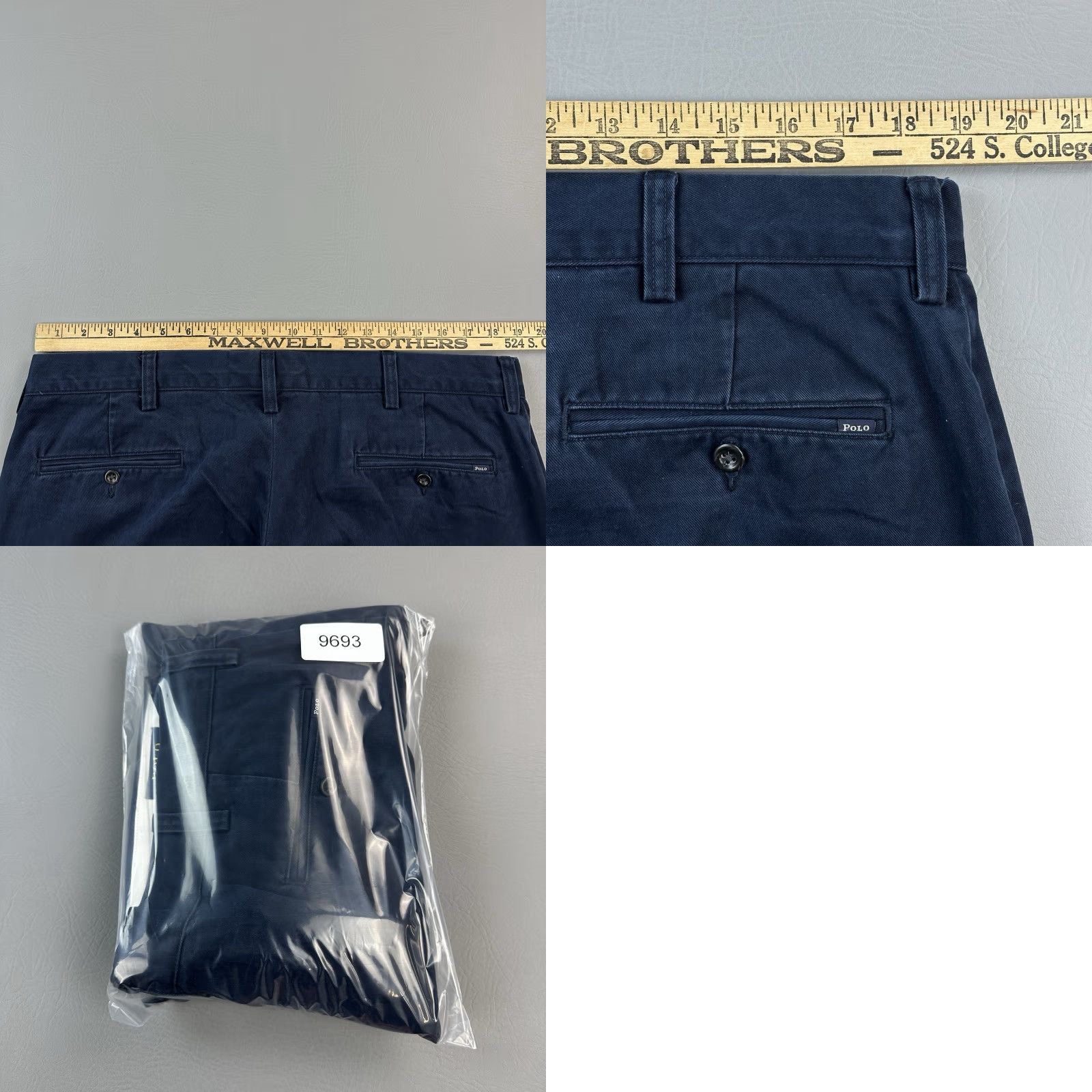 Polo Ralph Lauren Polo Ralph Lauren Pants Mens 38x32 Navy Classic Fit Chino Casual Preppy Norm Size US M / EU 48-50 / 2 - 9 Thumbnail