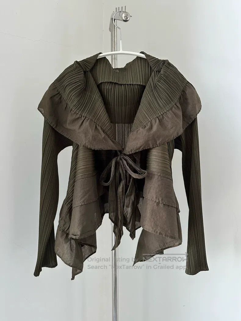 Issey Miyake Issey Miyake Brown Jacket Size L / US 10 / IT 46 - 6 Thumbnail