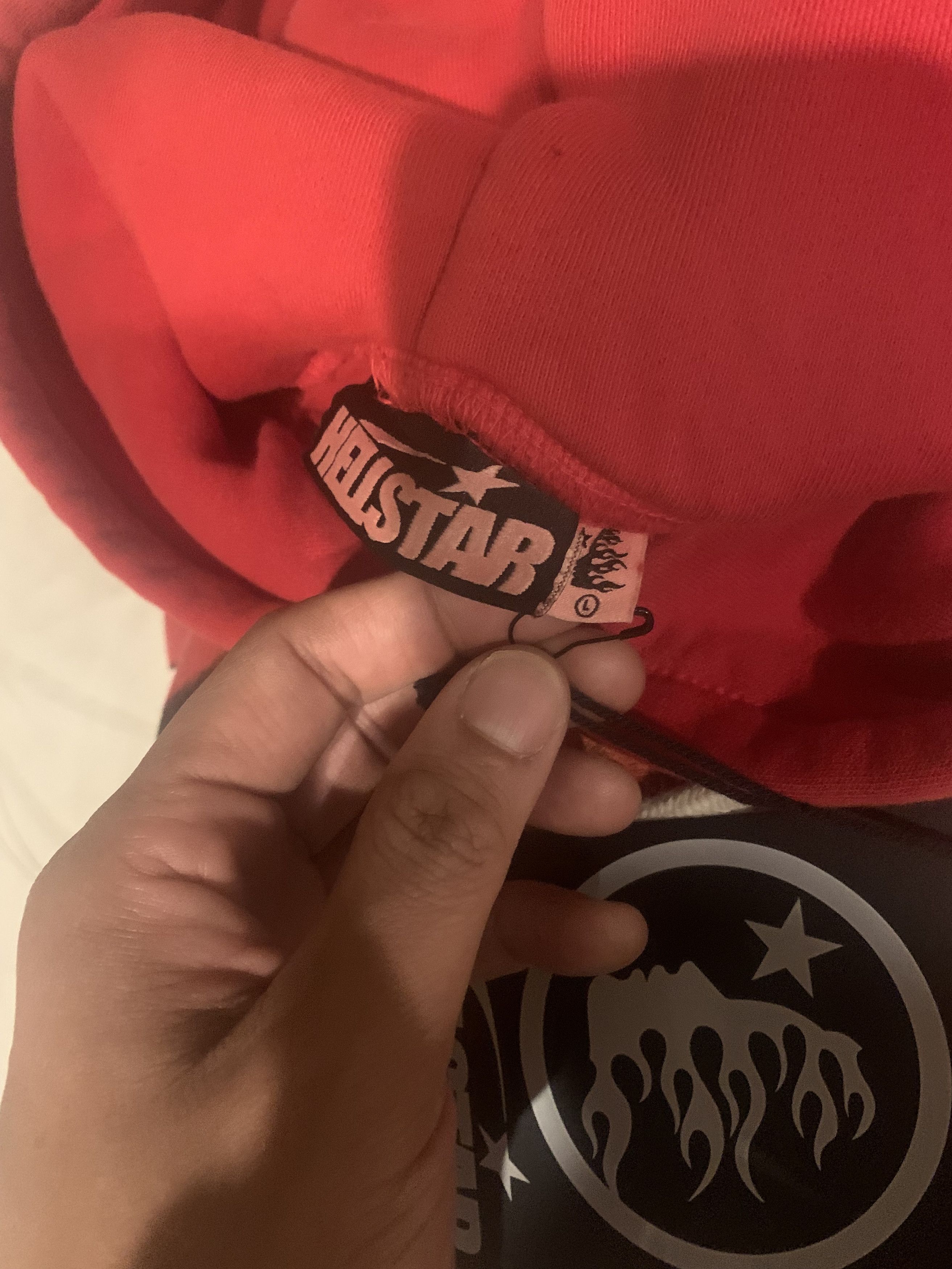 HELLSTAR Hellstar Skeleton Airbrushed Hoodie Red Size US L / EU 52-54 / 3 - 8 Thumbnail