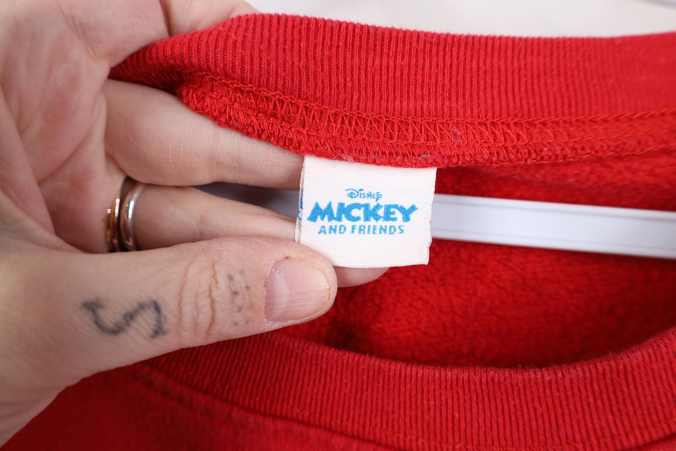 Disney Vintage Y2K Disney Mickey Mouse and Friends Sweatshirt Red Size M / US 6-8 / IT 42-44 - 7 Thumbnail