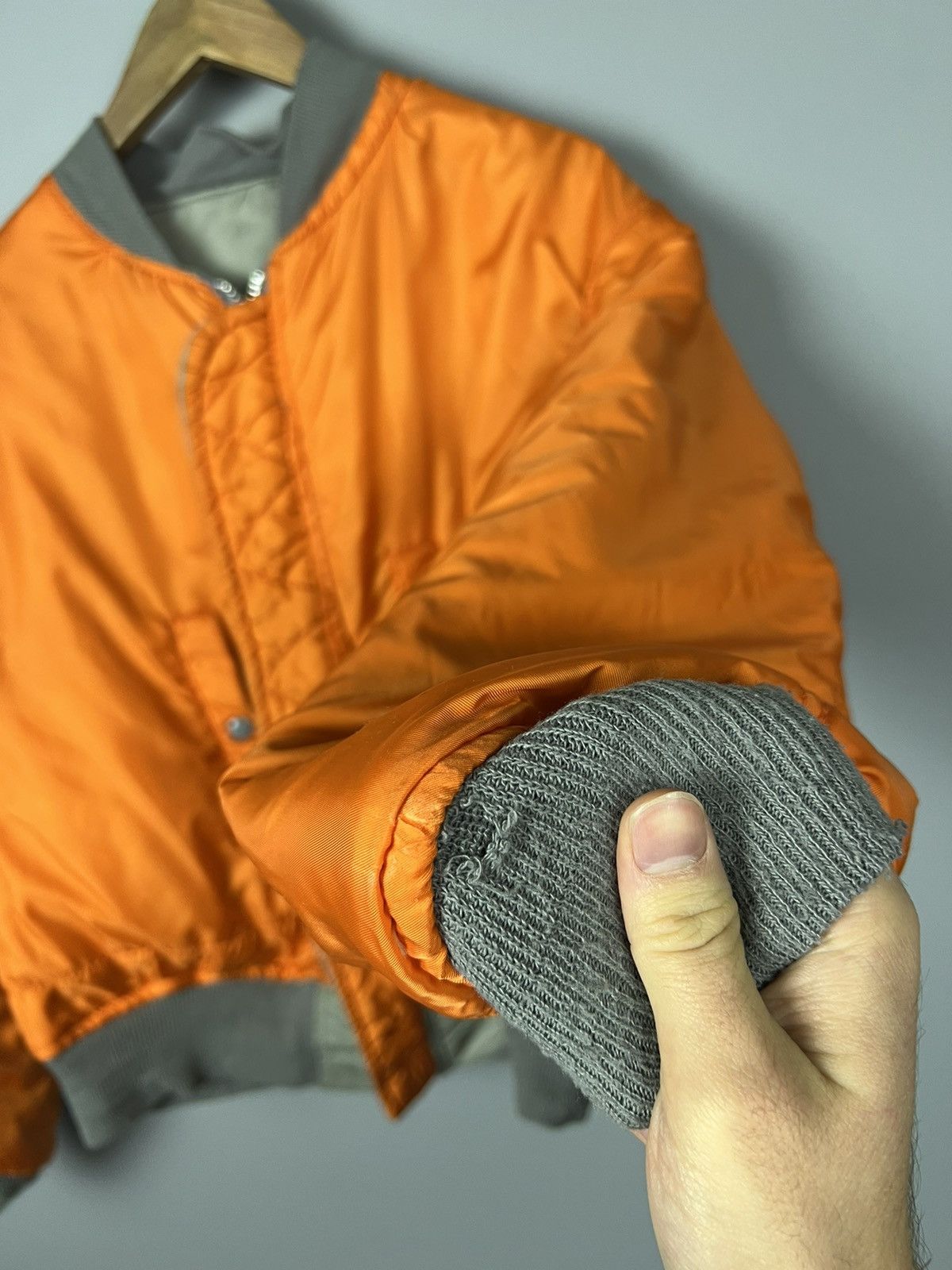 Alpha Industries XL-L Alpha Industries vintage flight reversible bomber jacke Size US XL / EU 56 / 4 - 18 Thumbnail