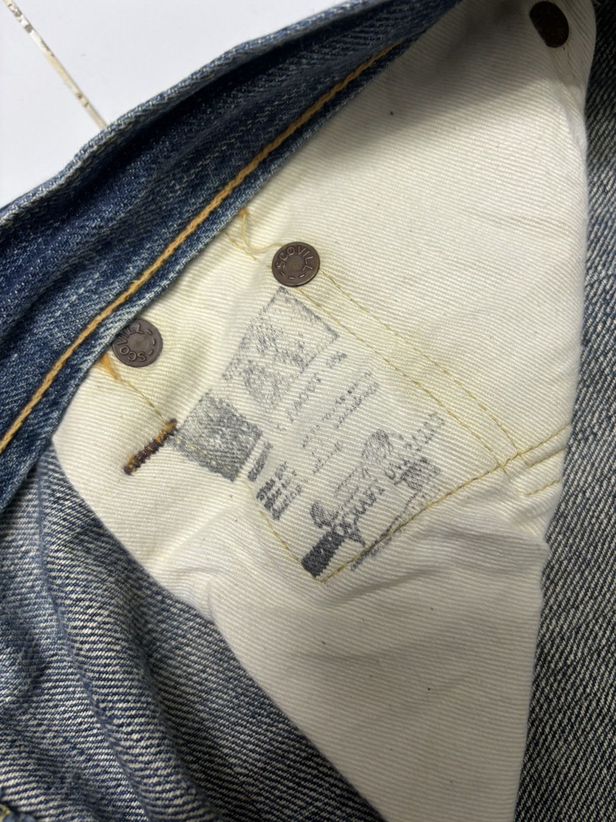 Japanese Brand × Stevenson Overall Co. RETRO CRAFT OVERALL SELVEDGE DENIM JAPANESE JEANS Size US 35 - 15 Thumbnail