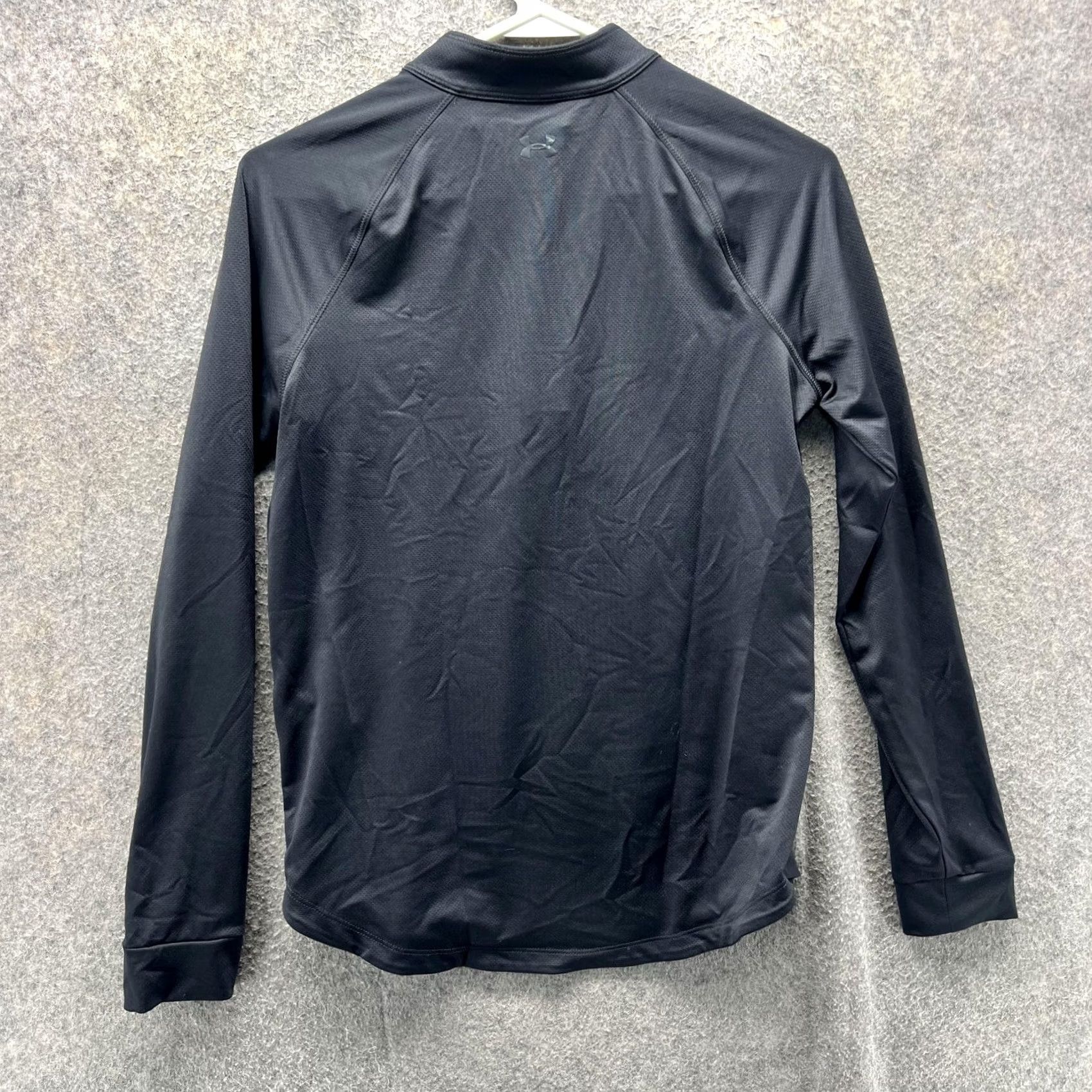 Under Armour Under Armour Womens Small Black HeatGear Pullover Shirt 1/4 Zip Golf Sweatshirt Size S / US 4 / IT 40 - 2 Thumbnail