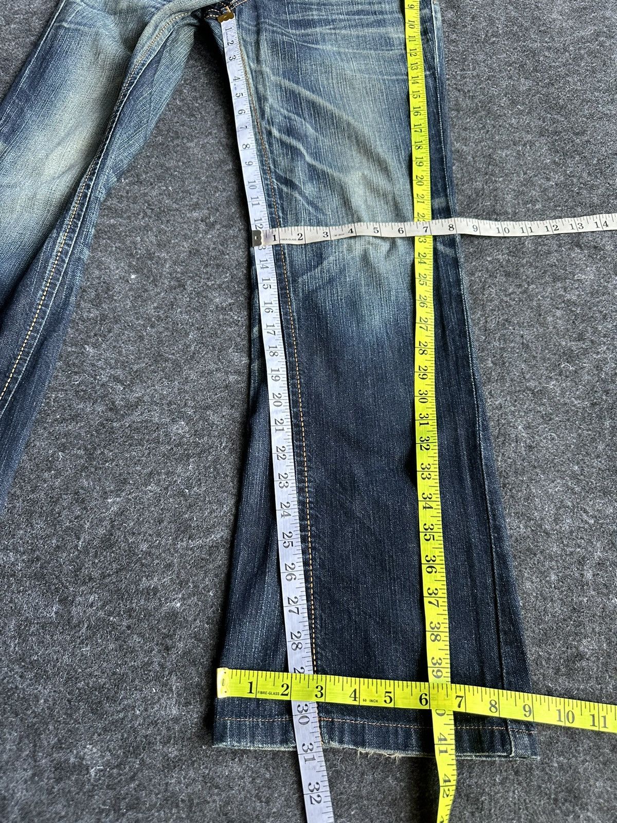 If Six Was Nine Edwin Exclusive Vintage Flare Bulls Head Denim W28 D386 Size US 28 / EU 44 - 10 Thumbnail