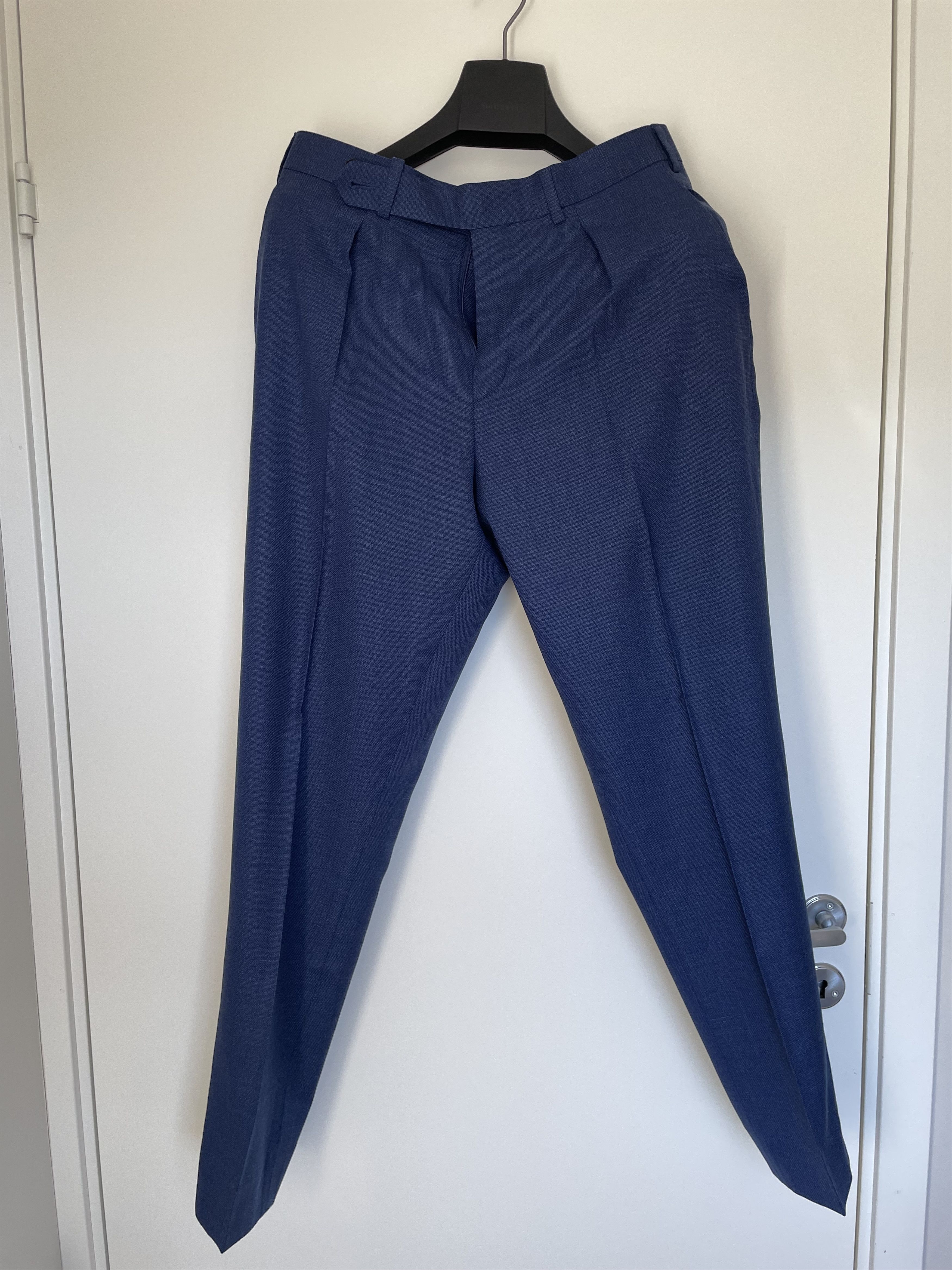 Suitsupply NWOT Suitsupply mid blue hopsack trousers, size w31 Size US 31 - 1 Thumbnail