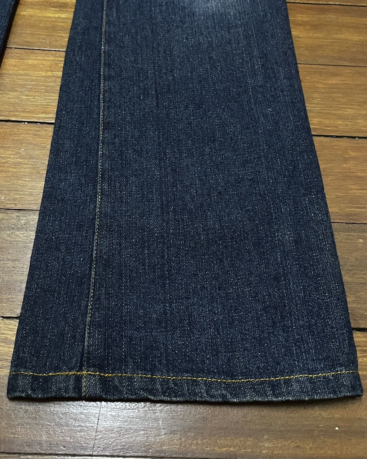 If Six Was Nine Very Rare Vintage Japanese Brand Jackrose Flared Jeans 2000s Size US 32 / EU 48 - 6 Thumbnail