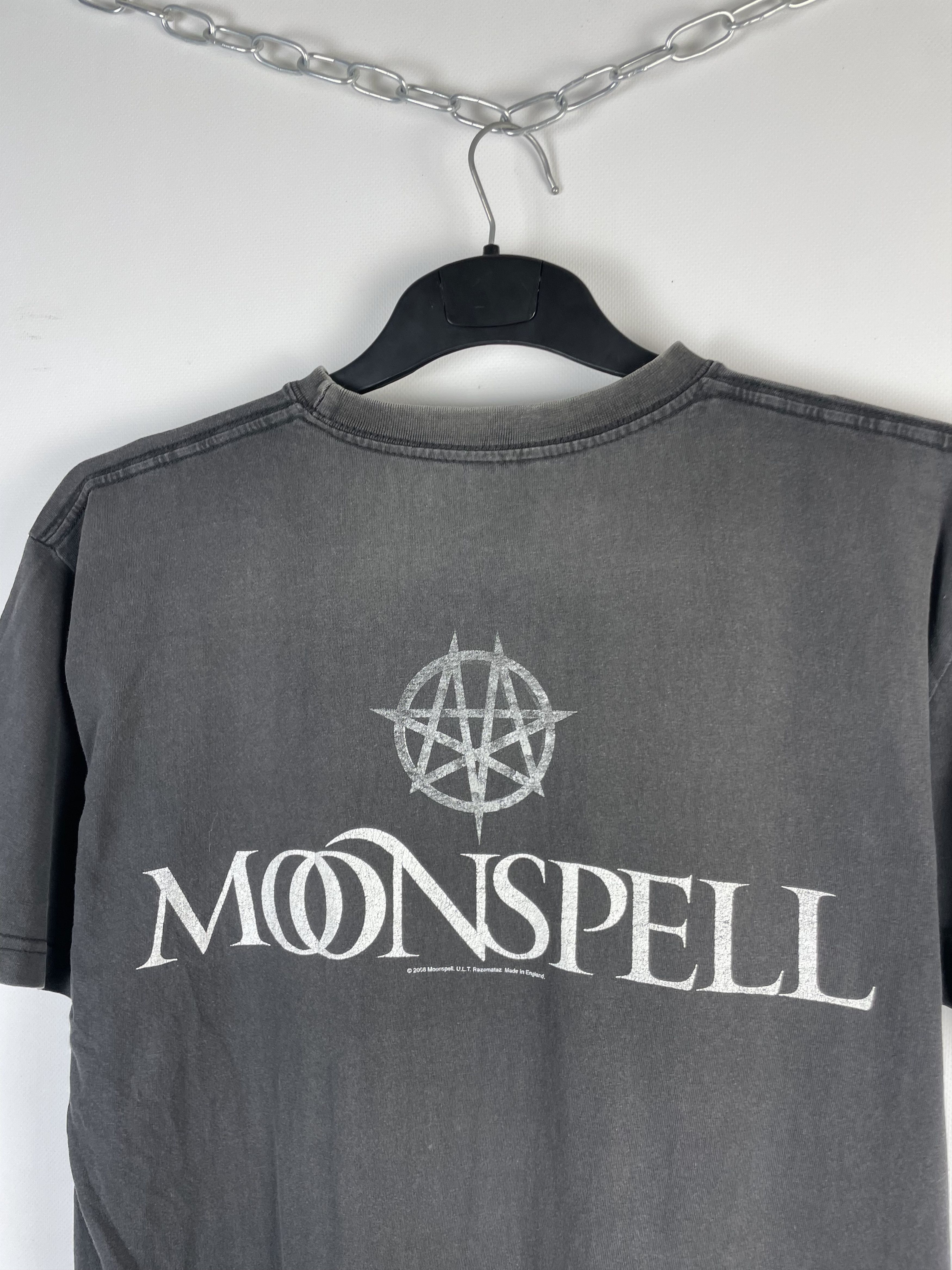 Band Tees Vintage Moonspell Tour 2008 Band Tee Size US L / EU 52-54 / 3 - 8 Thumbnail