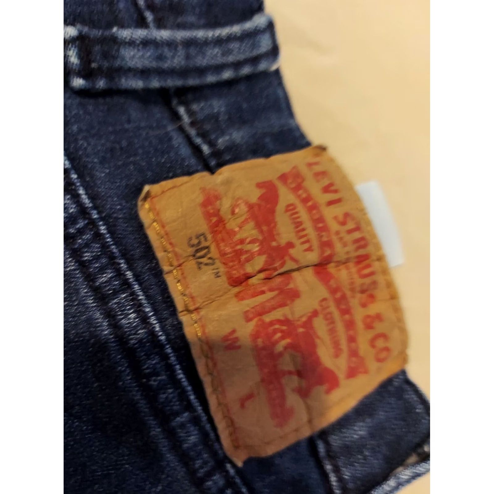 Levi's Mens Levis 502 Jeans Slim Taper Straight Denim Pants Stretch 44x32 44x29 Size US 44 / EU 60 - 2 Thumbnail