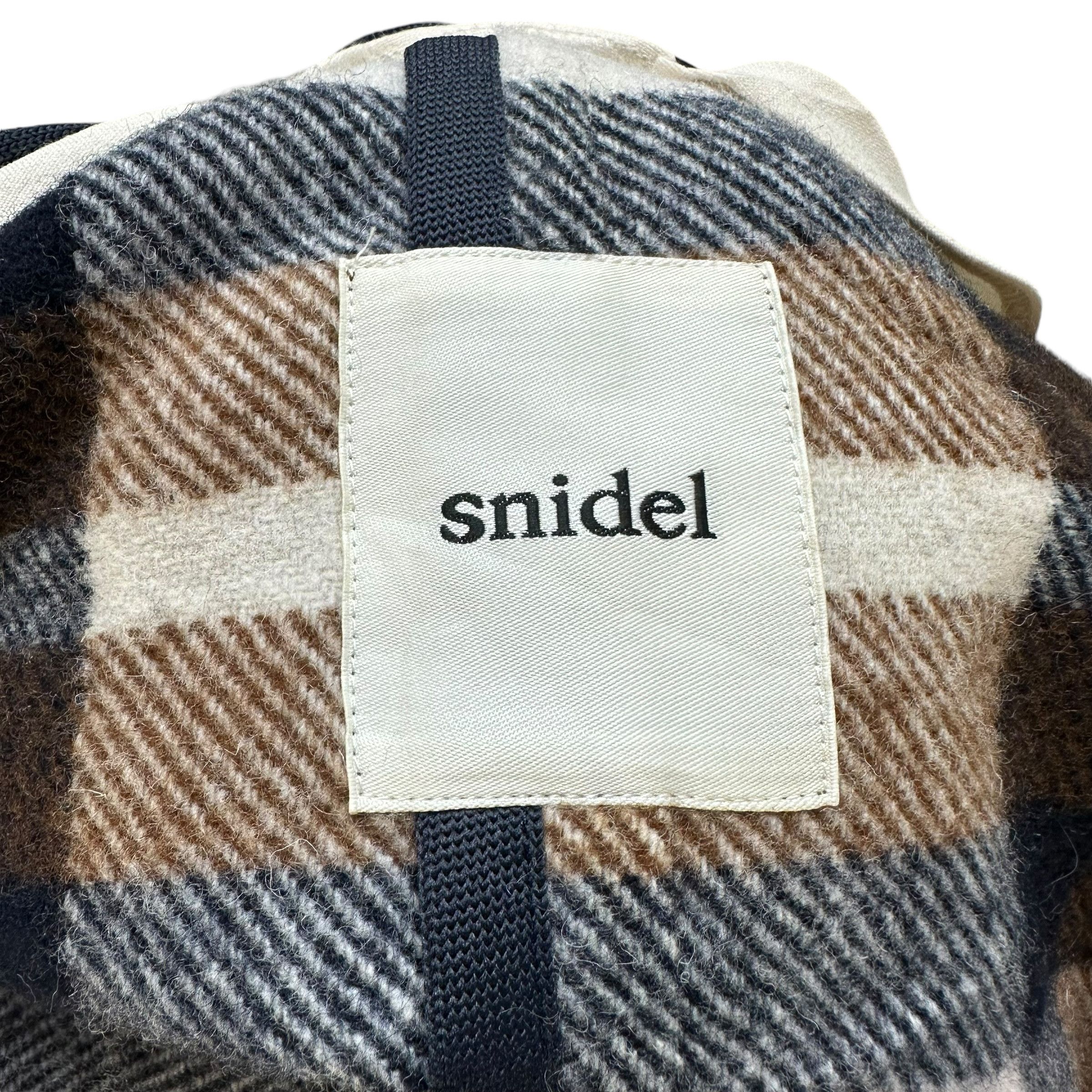 Other SNIDEL Checked Wool Shawl Capes Double Layered #A55-1262 Size US XXL / EU 58 / 5 - 8 Thumbnail