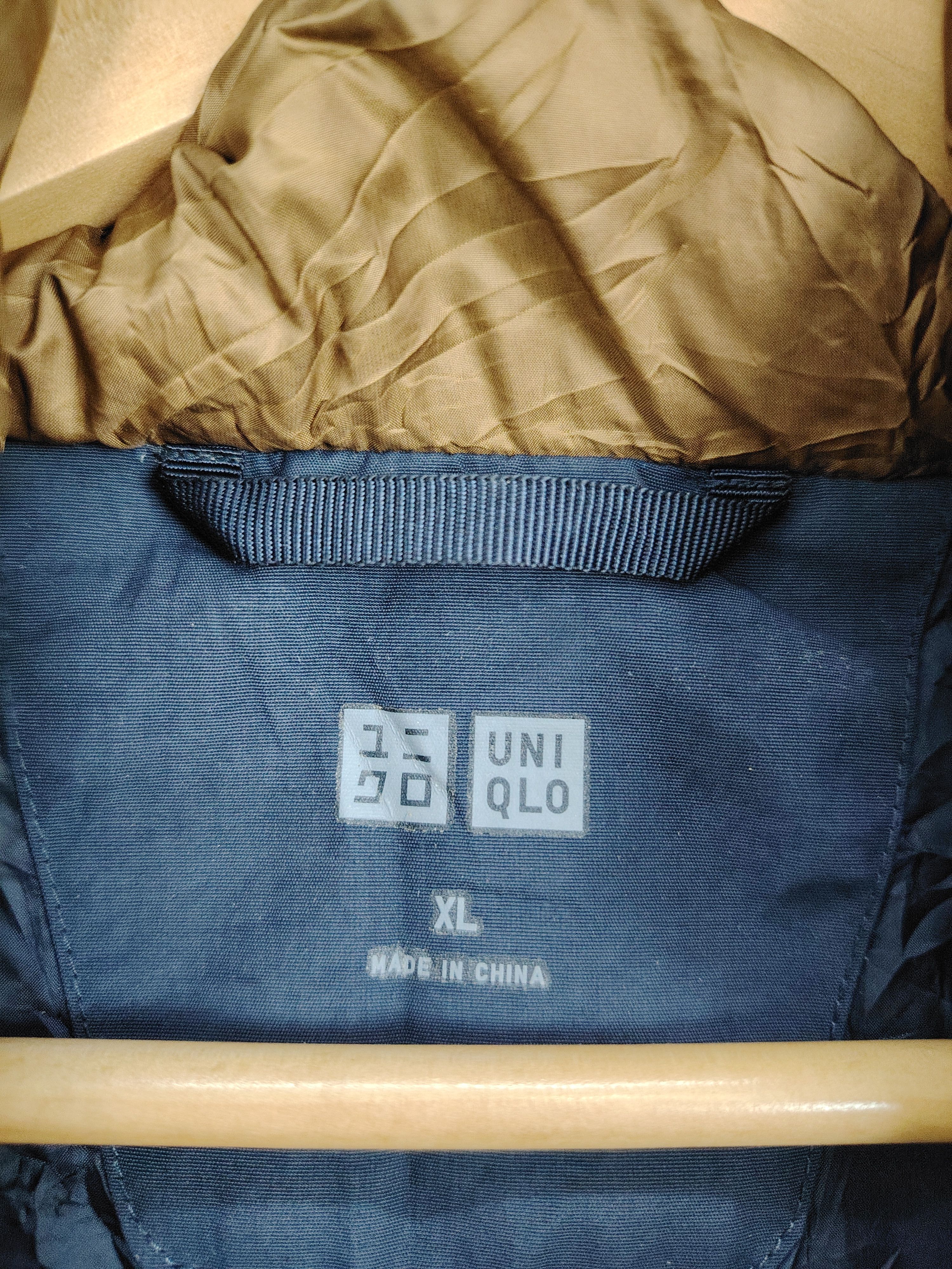 Vintage Uniqlo Sunfaded Hooded Bomber Jacket