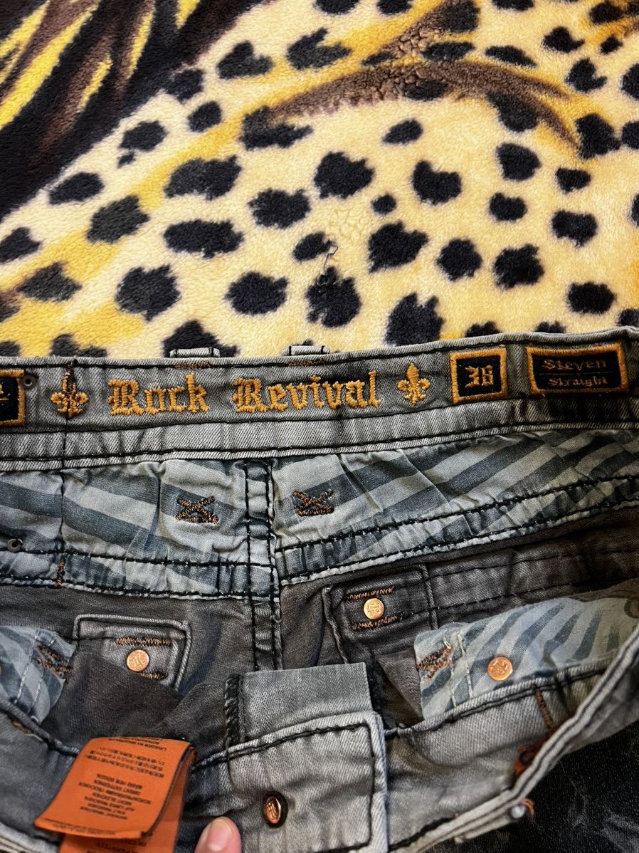 Japanese Brand × Rock Revival Rock Revival Steven Straight Size 38 Jeans Size US 38 / EU 54 - 17 Thumbnail
