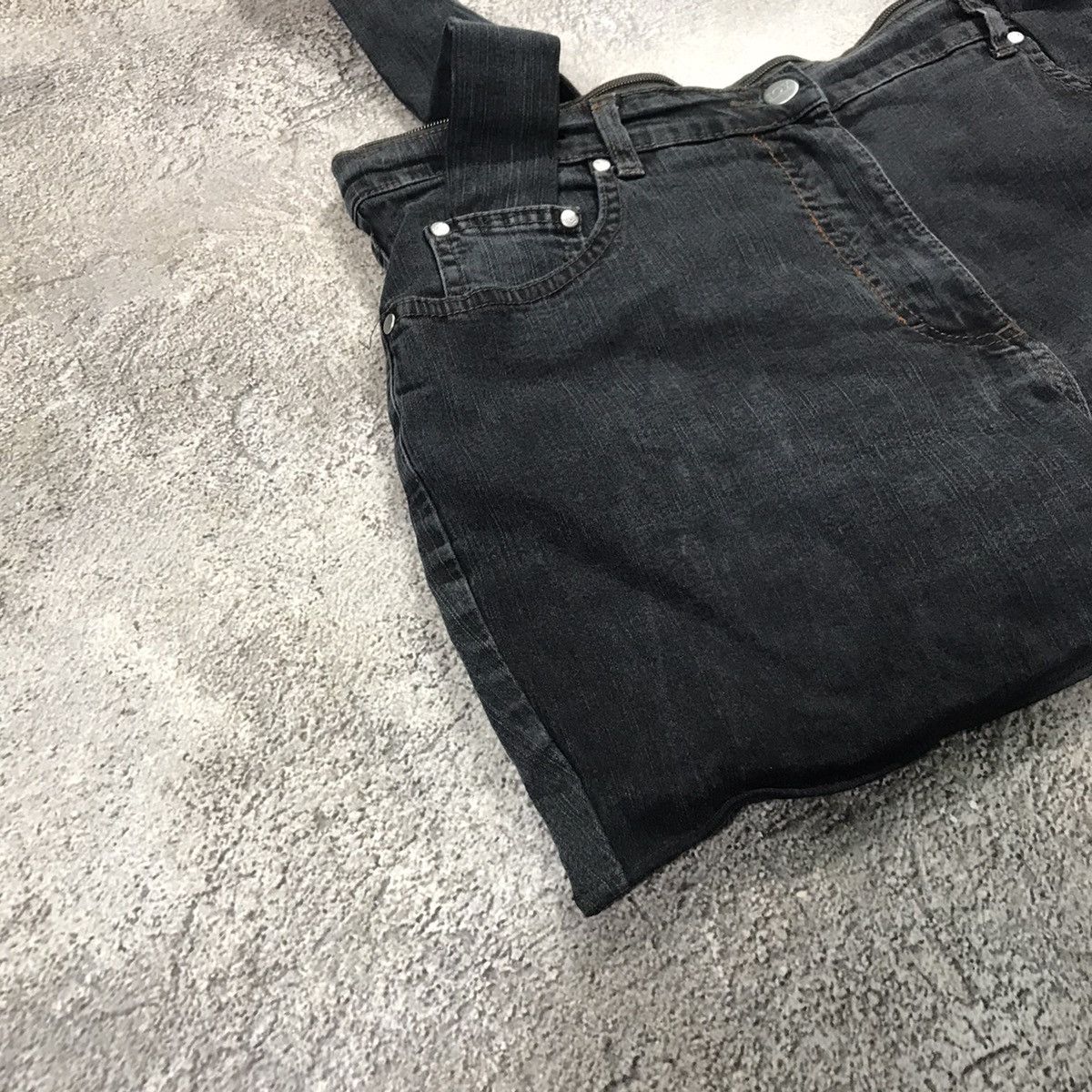 Vintage Y2K Denim Crossbody Bag Junya Watanabe Style Japanese OS Size ONE SIZE - 4 Thumbnail