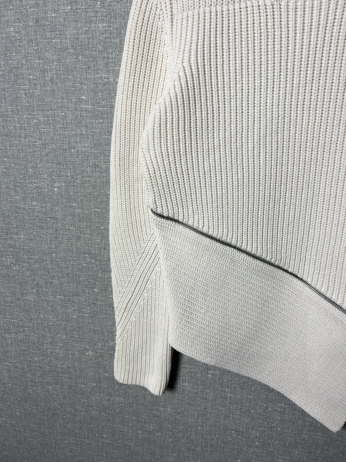 Alexander Wang ALEXANDER WANG Asymmetrical Zip Peel Away Knitted Sweater Size M / US 6-8 / IT 42-44 - 6 Thumbnail