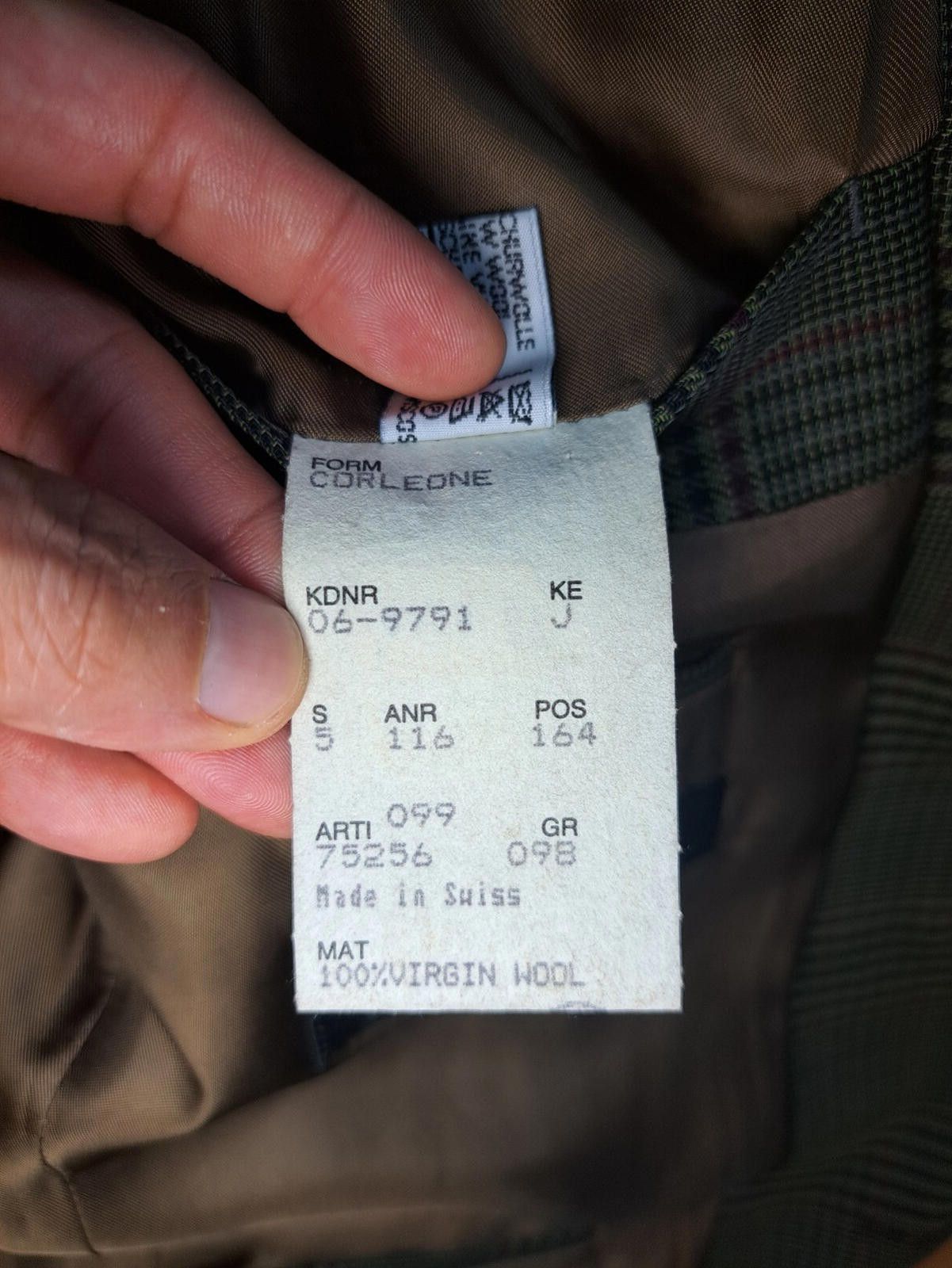 Hugo Boss VIRGIN WOOL Hugo Boss Sport Coat 42L Long Green Glen Plaid Size 42L - 4 Thumbnail