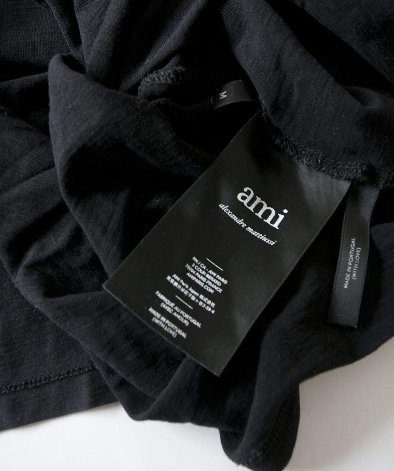 AMI AMI Alexandre Mattiussi T Shirt Size M Pocket Black Size US M / EU 48-50 / 2 - 3 Thumbnail