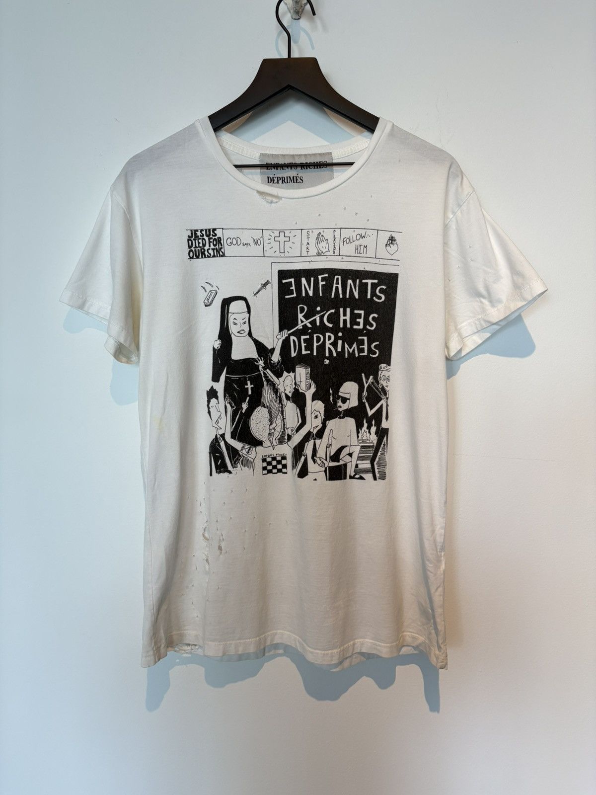 Enfants Riches Deprimes JESUS DIED FOR OUR SINS Size US M / EU 48-50 / 2 - 1 Thumbnail