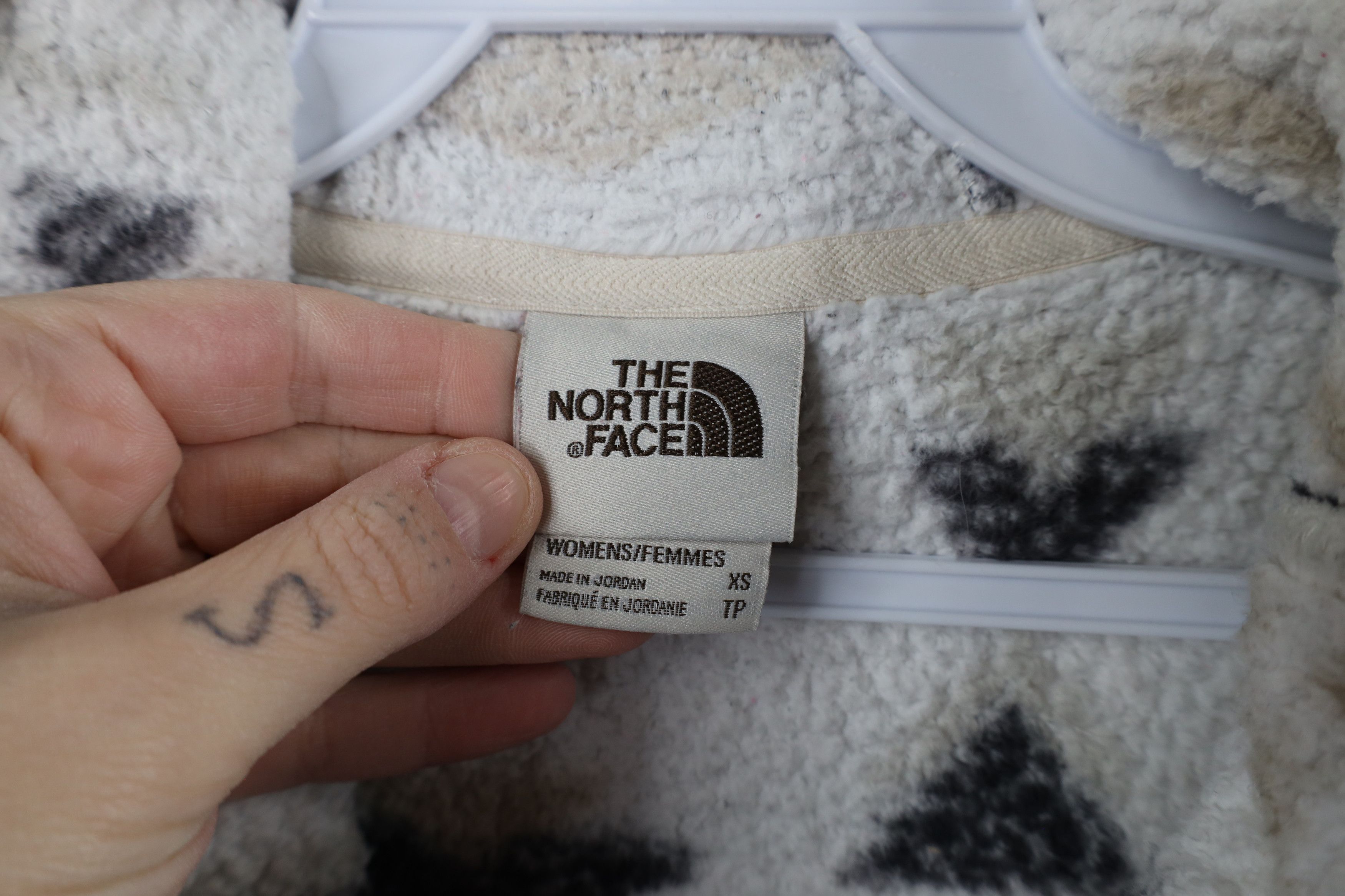 The North Face × Vintage The North Face Deep Pile Fleece Campshire Half Zip Hoodie Size XS / US 0-2 / IT 36-38 - 8 Thumbnail