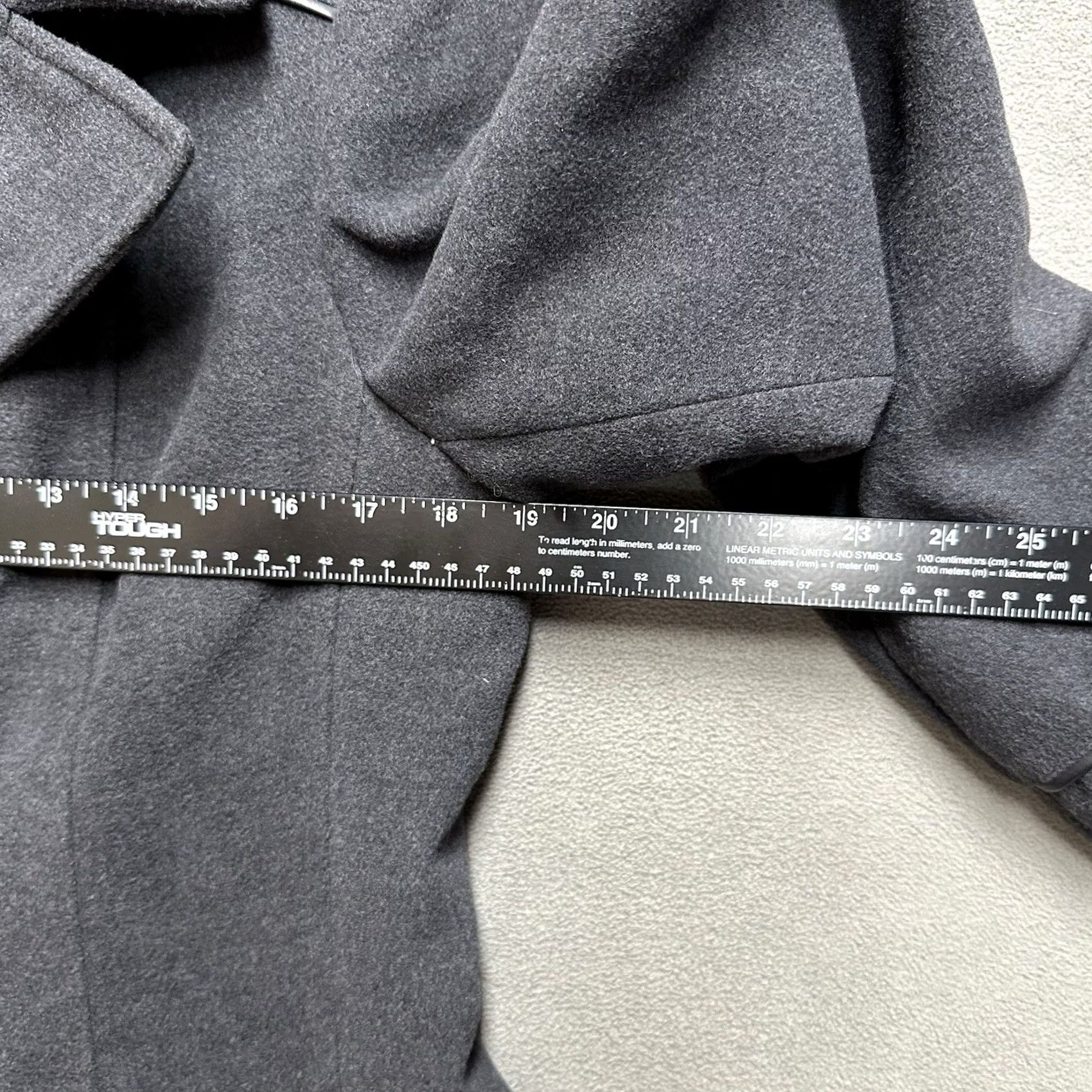 Faded Glory Faded Glory Pea Coat Womens M Gray Long Sleeve Casual Overcoat Size M / US 6-8 / IT 42-44 - 7 Thumbnail