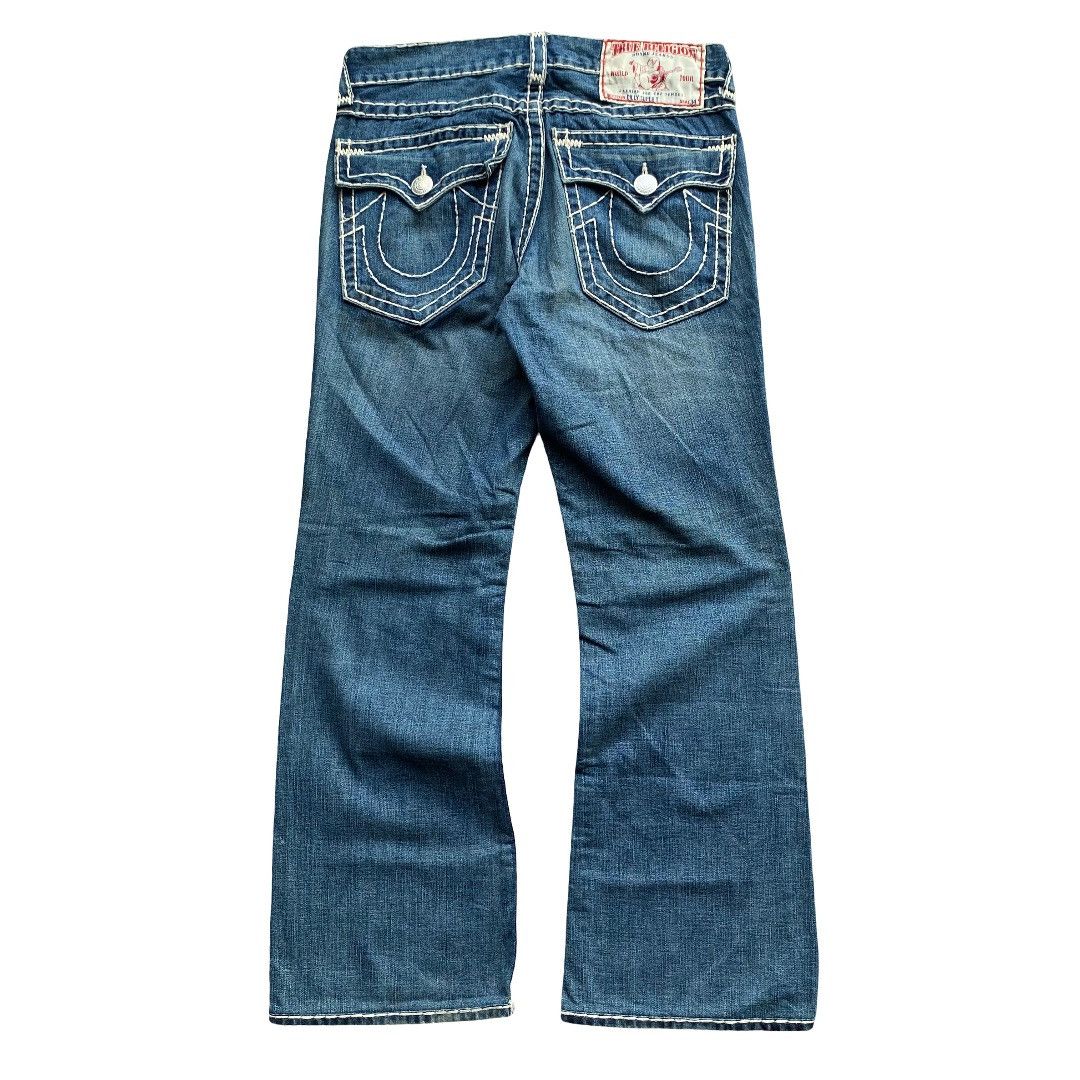 True Religion Flared🔥 TRUE RELIGION Vintage Denim Jeans Pants Size US 34 / EU 50 - 1 Thumbnail