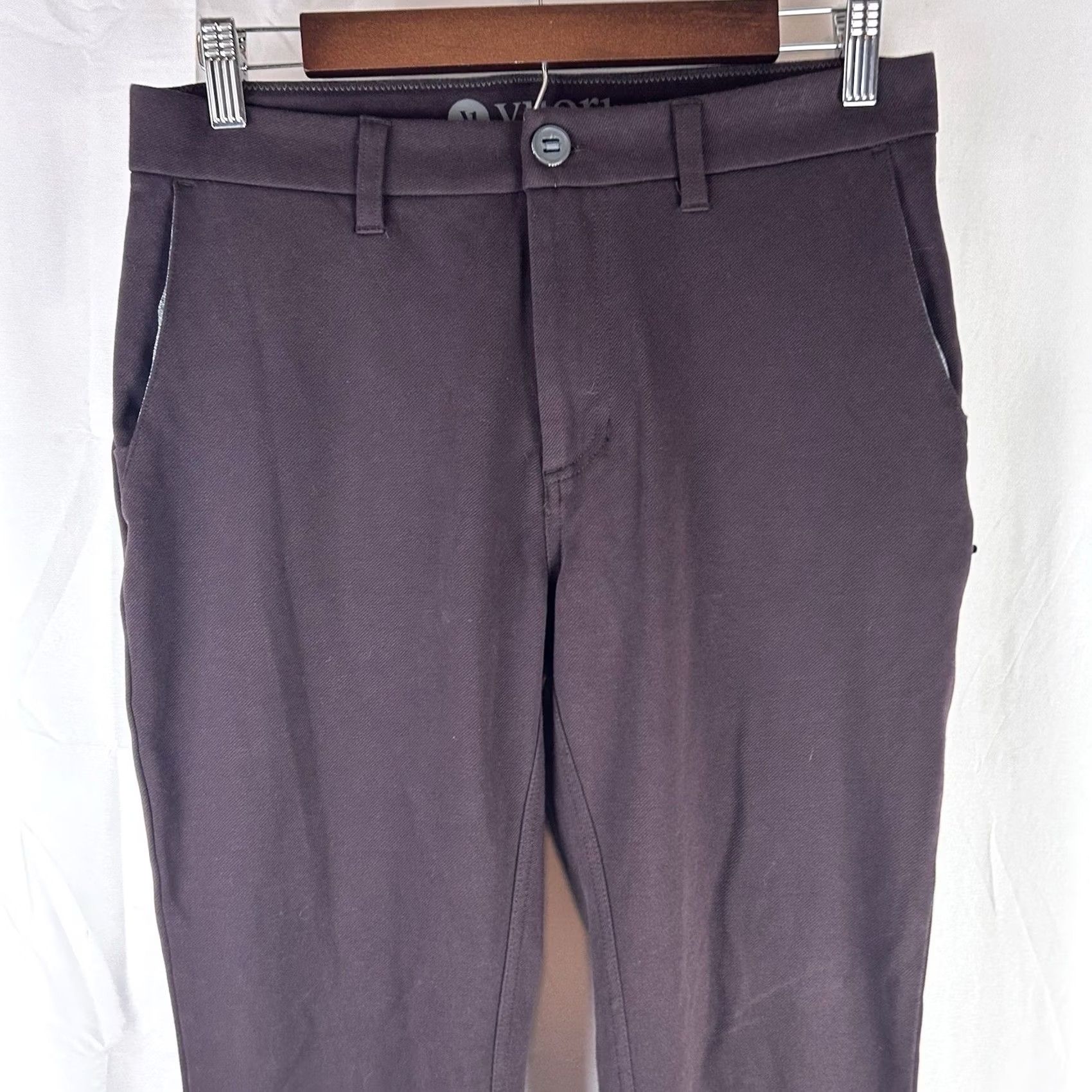 Vuori Vuori Everything Chino Pants Slim Straight Soft Stretch Plum Mens Size 33x30 Size US 30 / EU 46 - 2 Thumbnail