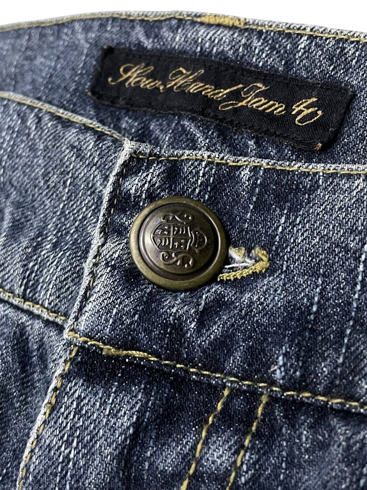 Japanese Brand × Tornado Mart How Hard Jan 40 Paneled Spiral Laces Up Flare Jeans Size US 32 / EU 48 - 11 Thumbnail