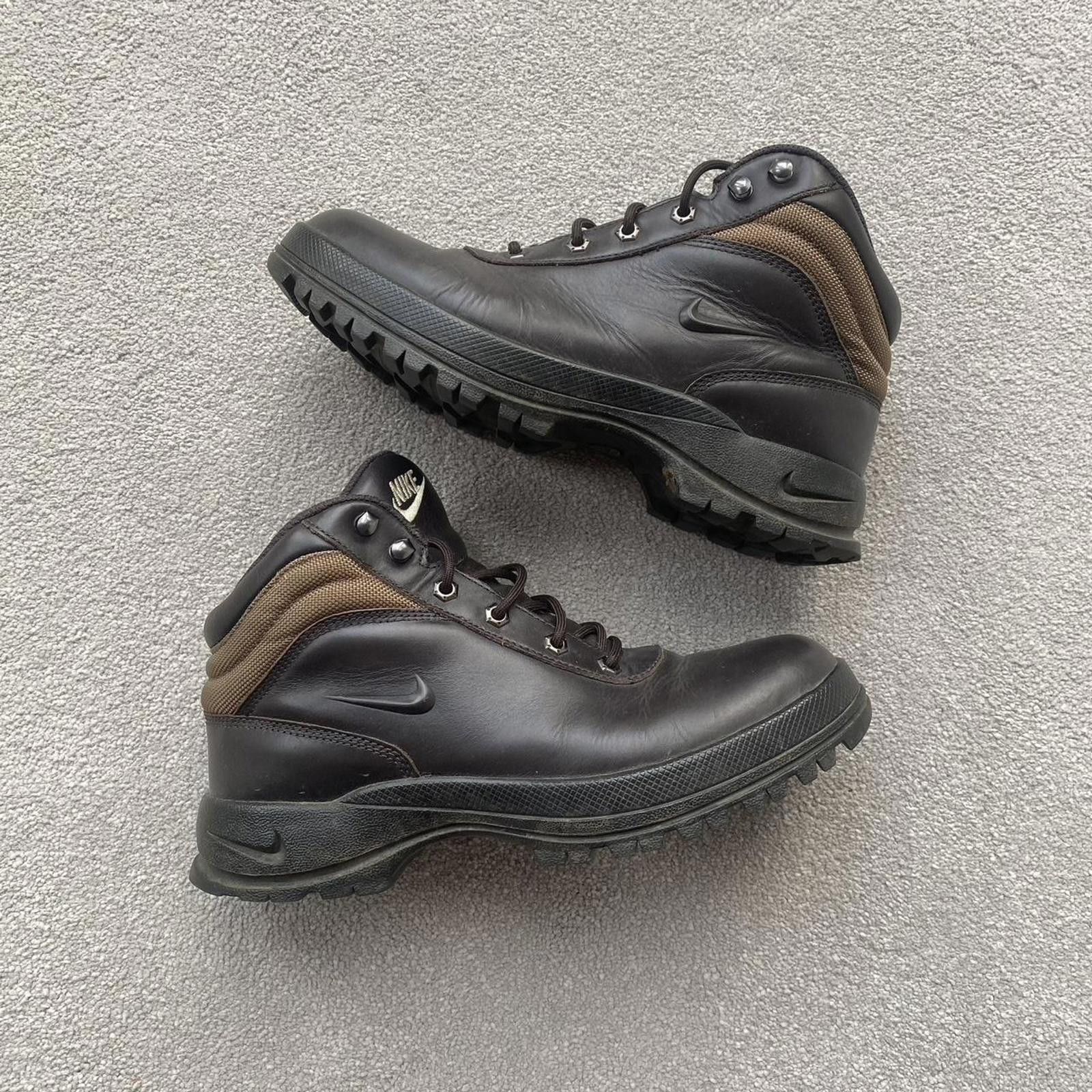 Nike ACG Vintage Nike ACG Brown Leather Boots Size US 7 / EU 40 - 1 Thumbnail