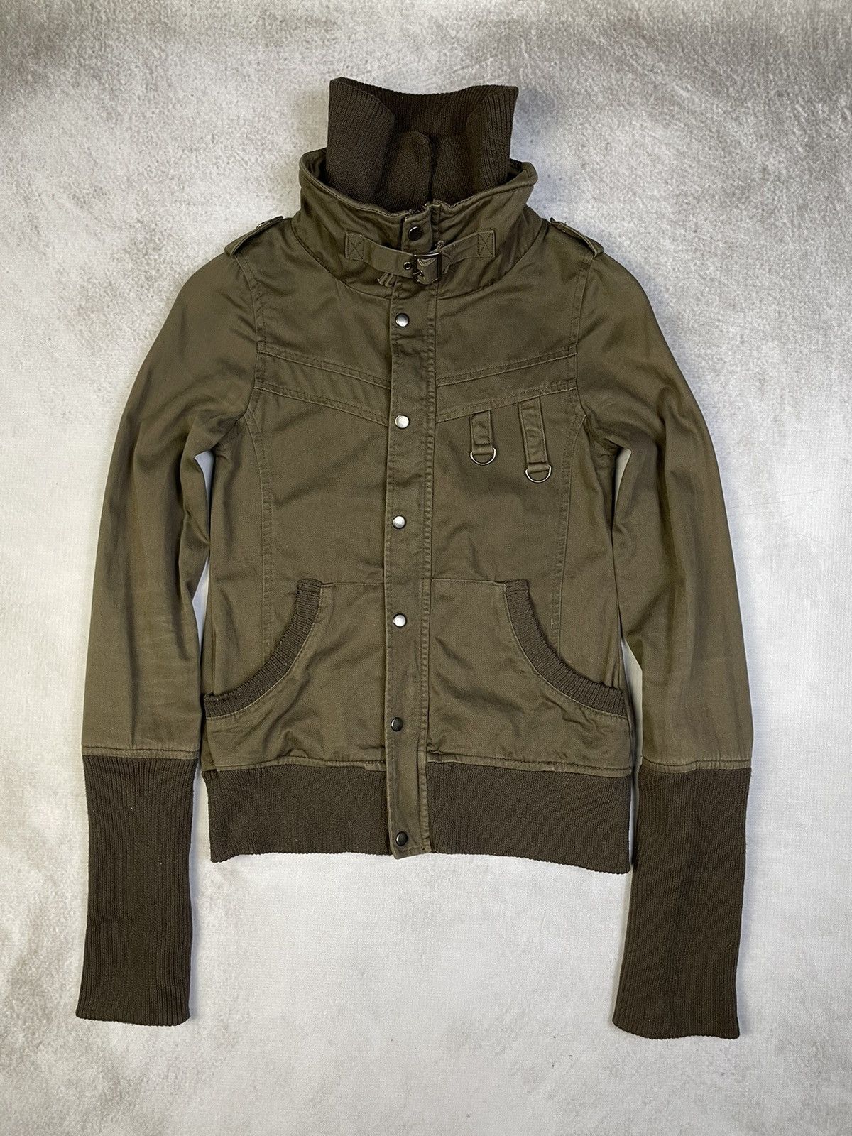 Le Grande Bleu (L.G.B.) 2000s Private Beach Bono Gimmick Military Jacket Size M / US 6-8 / IT 42-44 - 1 Thumbnail