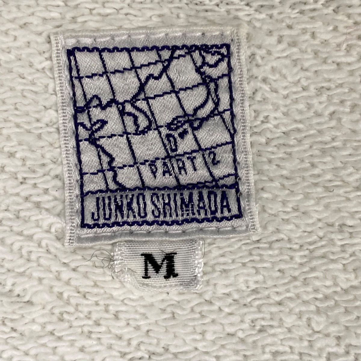 Junko Shimada × Vintage Vintage Junko Shimada Printed Crewneck Sweatshirt White Size US M / EU 48-50 / 2 - 5 Thumbnail