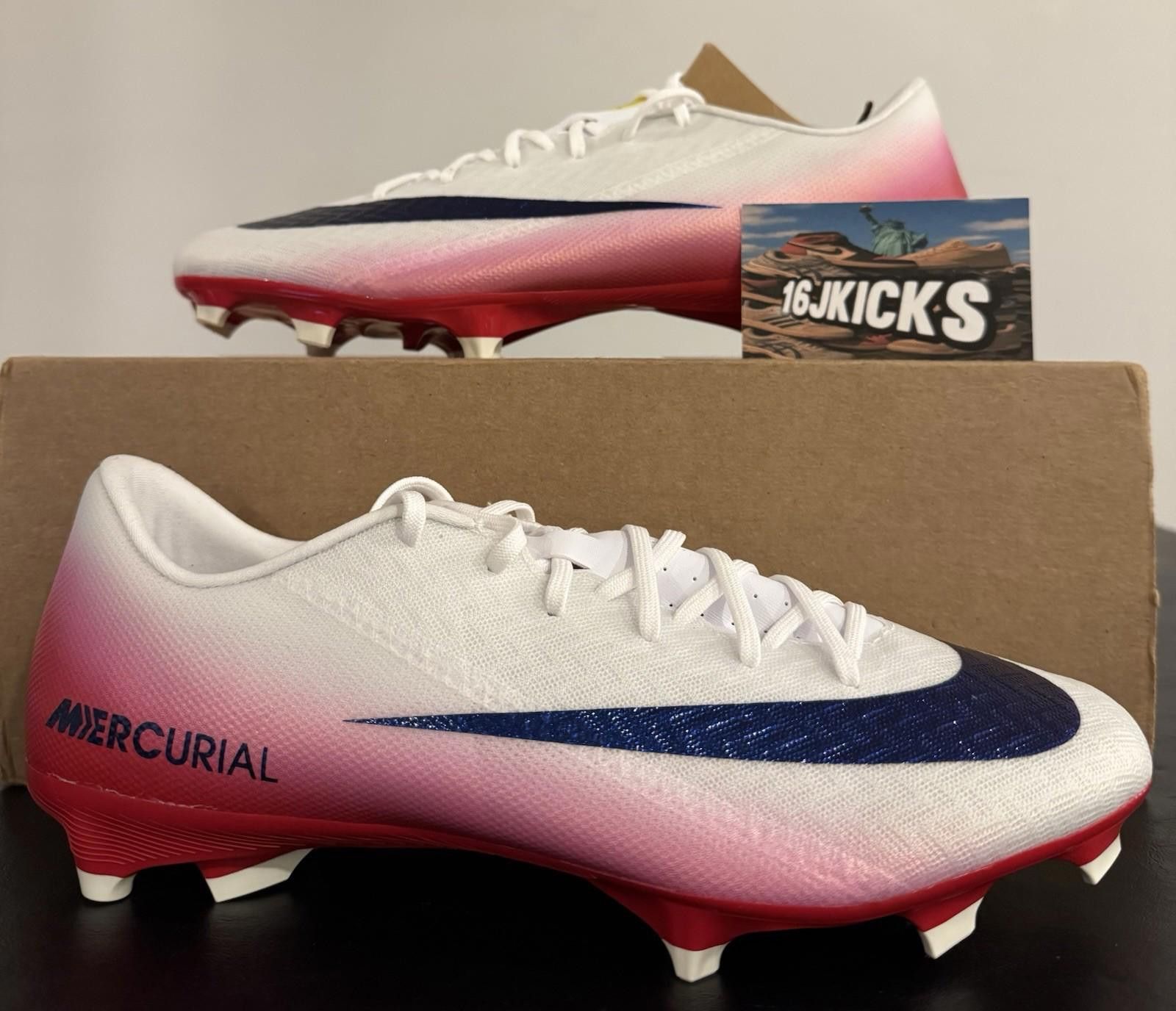Nike Size 9 - Nike Zoom Mercurial Vapor 16 Academy LV8 MG Fear Size US 9 / EU 42 - 1 Thumbnail