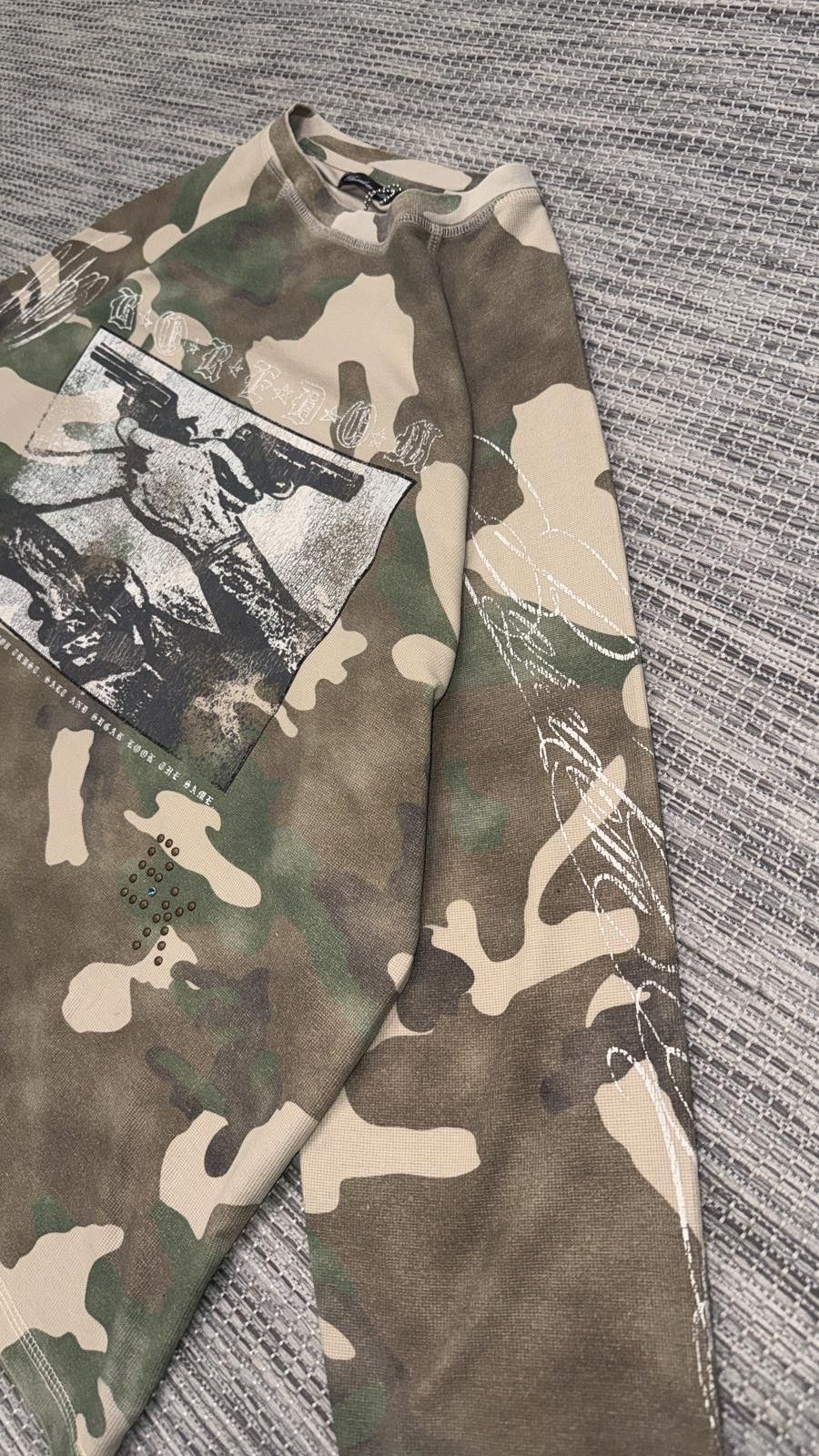 Other Boredom Kills Trust Camo Waffle Thermal Long Sleeve Size US XL / EU 56 / 4 - 3 Thumbnail