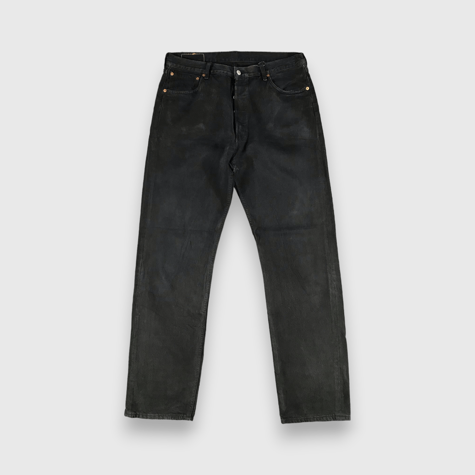 Levi's 90s Vintage Distress Levis 501 Jeans-J1412 Size US 35 - 1 Thumbnail