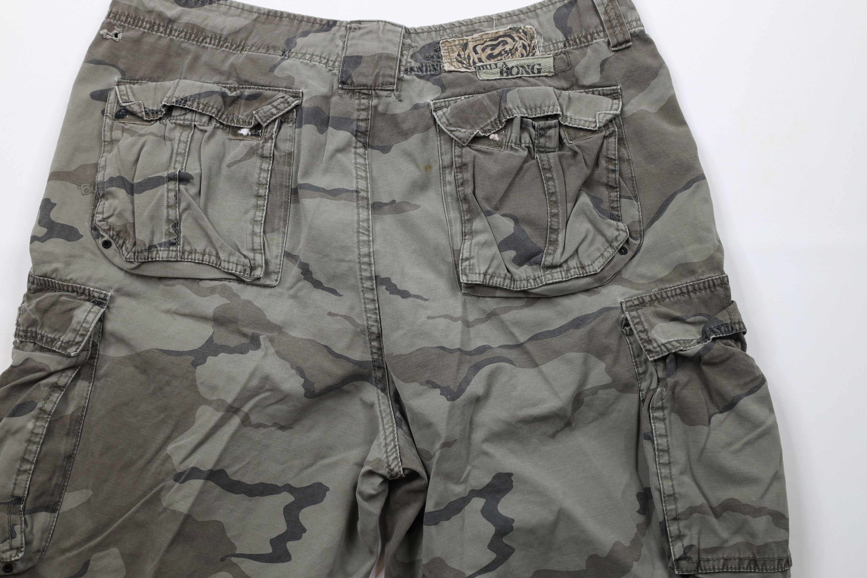 Billabong × Vintage Vintage Billabong Surfing Out Camouflage Cargo Shorts AS IS Size US 38 / EU 54 - 10 Thumbnail