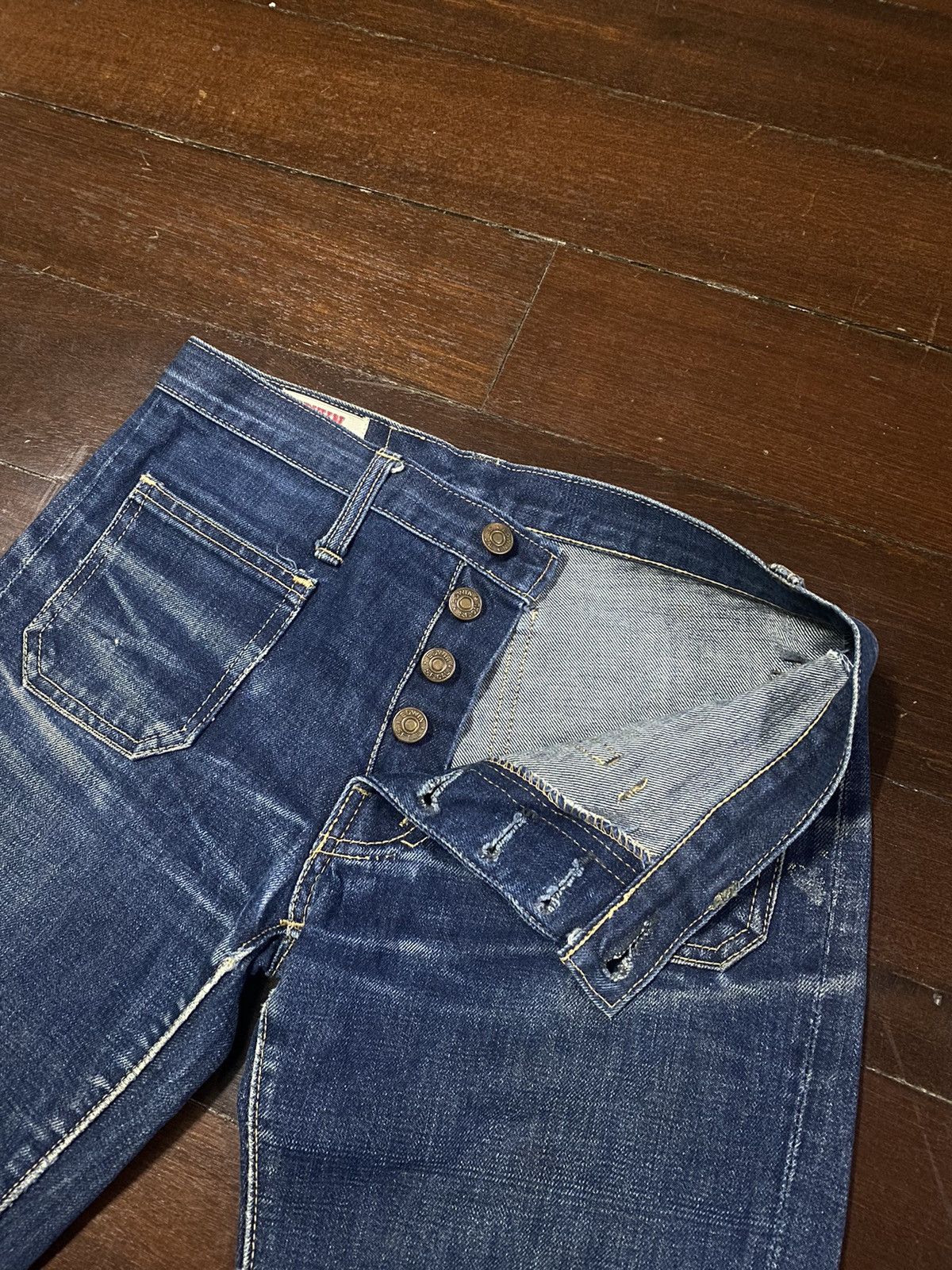 Hysteric Glamour FIRE 🔥 vintage EDWIN wide leg bootcut patch pocket Size US 30 / EU 46 - 14 Thumbnail