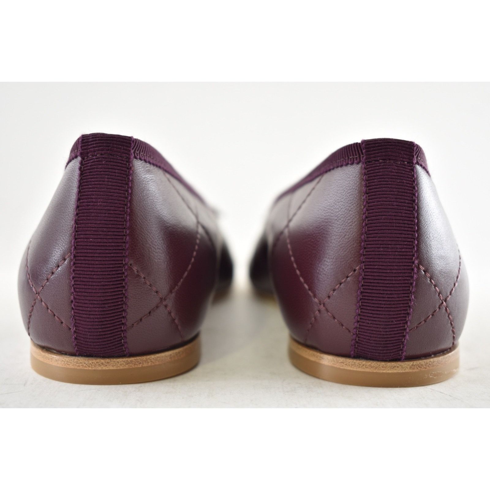 Chanel Beach Cambon Burgundy Red Ivory CC Ballet Flat 37.5 Size US 7.5 / IT 37.5 - 18 Thumbnail