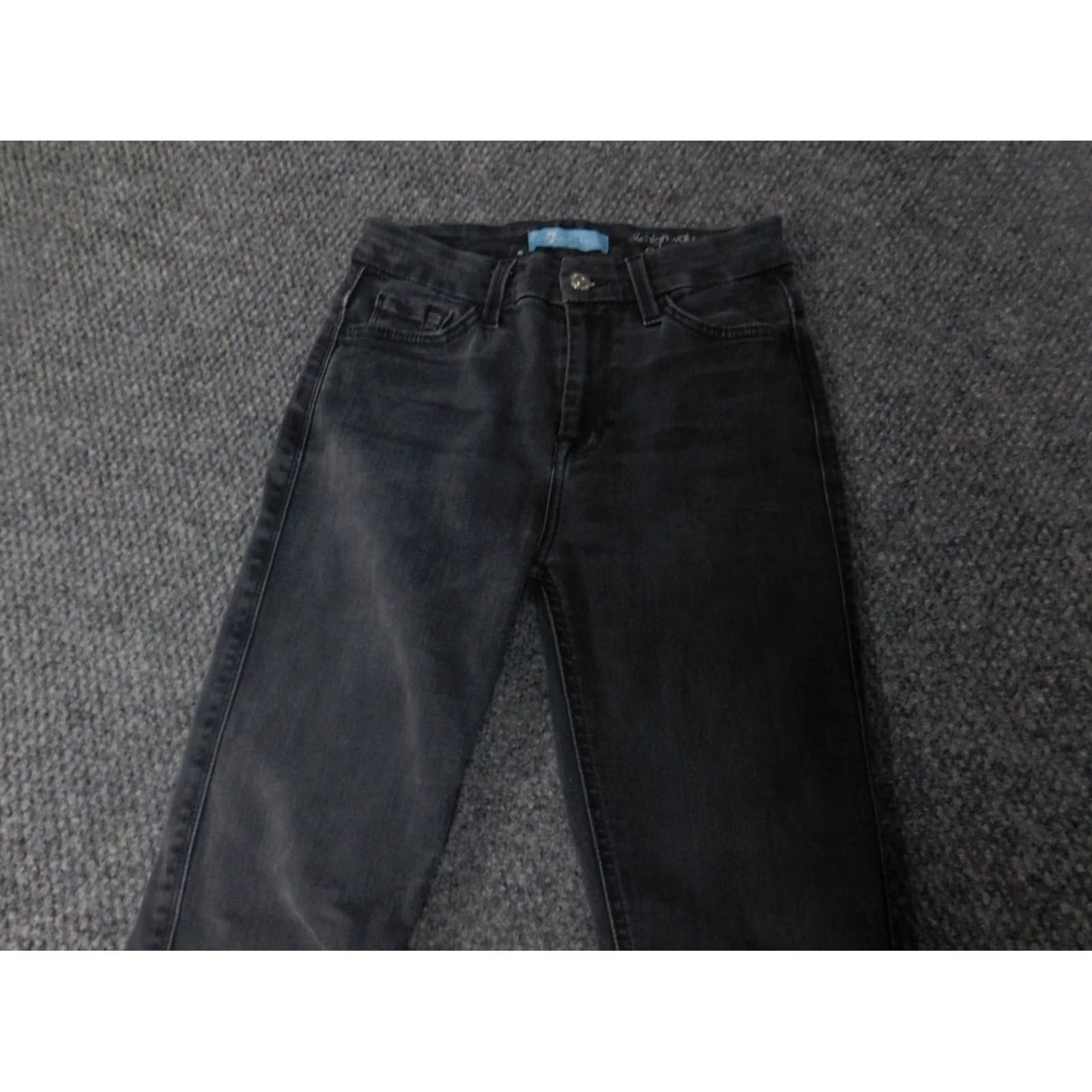 7 For All Mankind 7 for all mankind Womens Jeans 26 gray skinny high waist denim Size 26" / US 2 / IT 38 - 7 Thumbnail