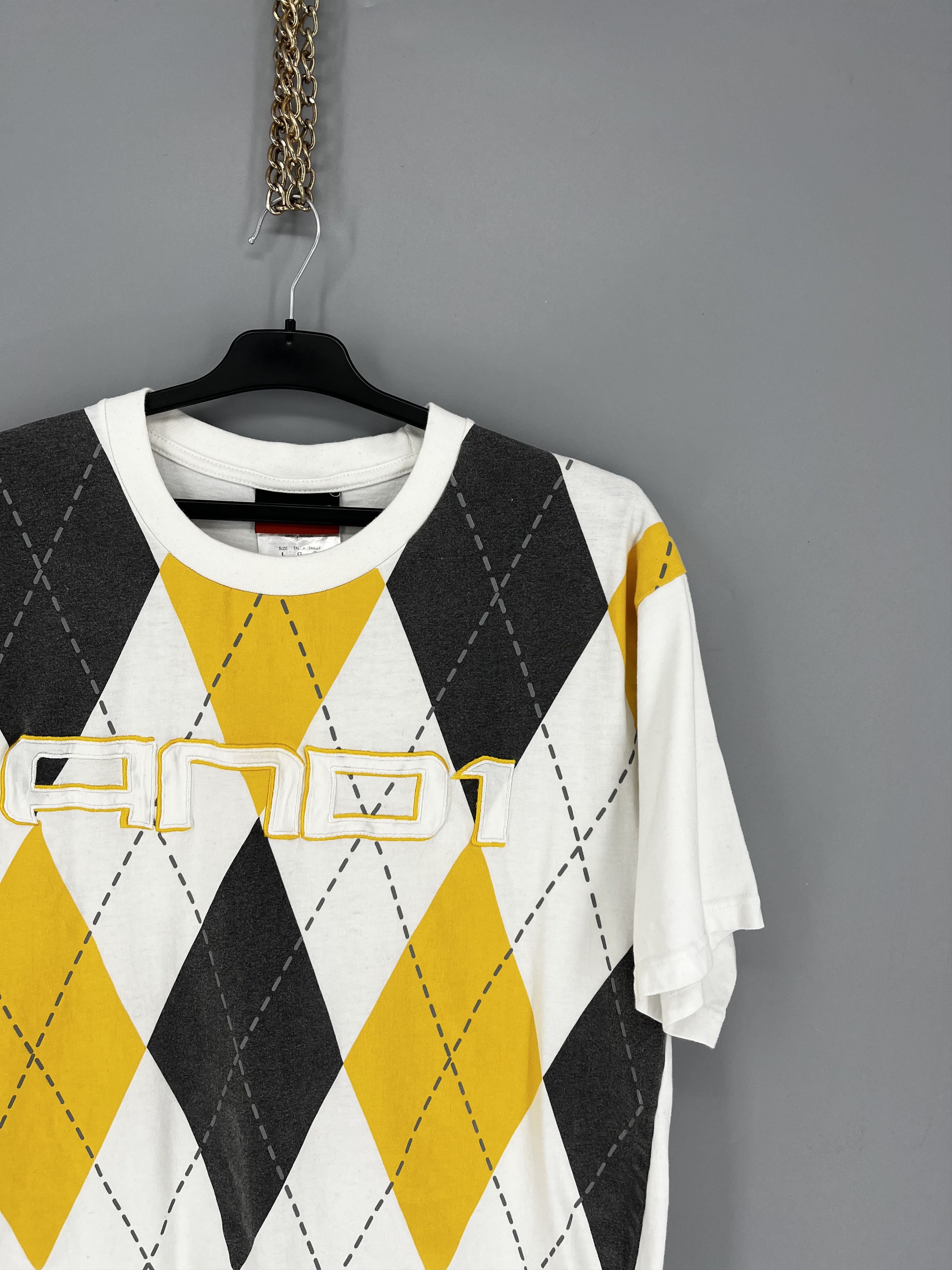 Other Vintage AND1 Argyle Pattern Tee Y2K Basketball Style L Size US L / EU 52-54 / 3 - 5 Thumbnail