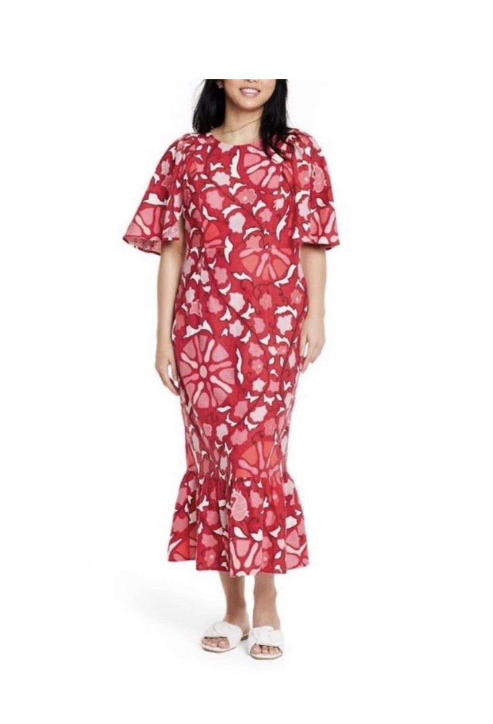 RHODE Rhode Midi Dress Size XL / US 12-14 / IT 48-50 - 2 Thumbnail