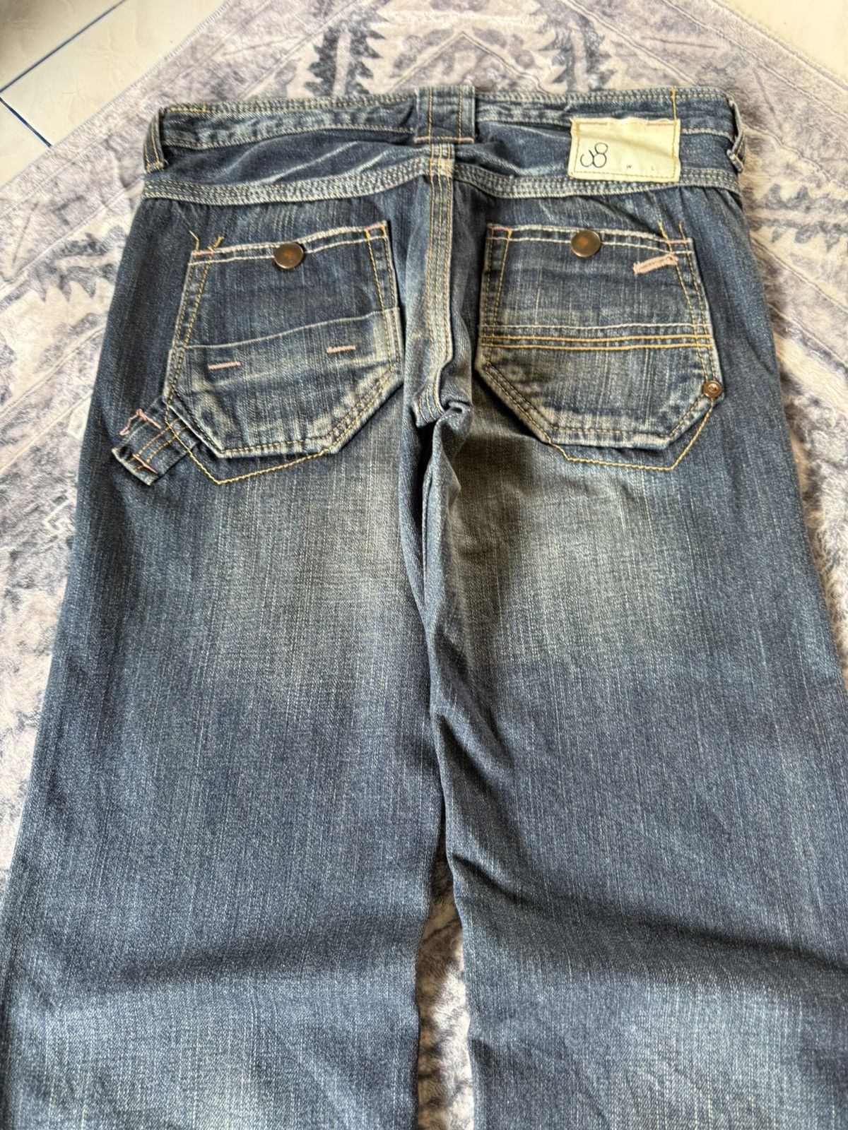 Japanese Brand JohnBull Japan Carpenter Wide Leg Flared Jeans Size US 29 - 3 Thumbnail