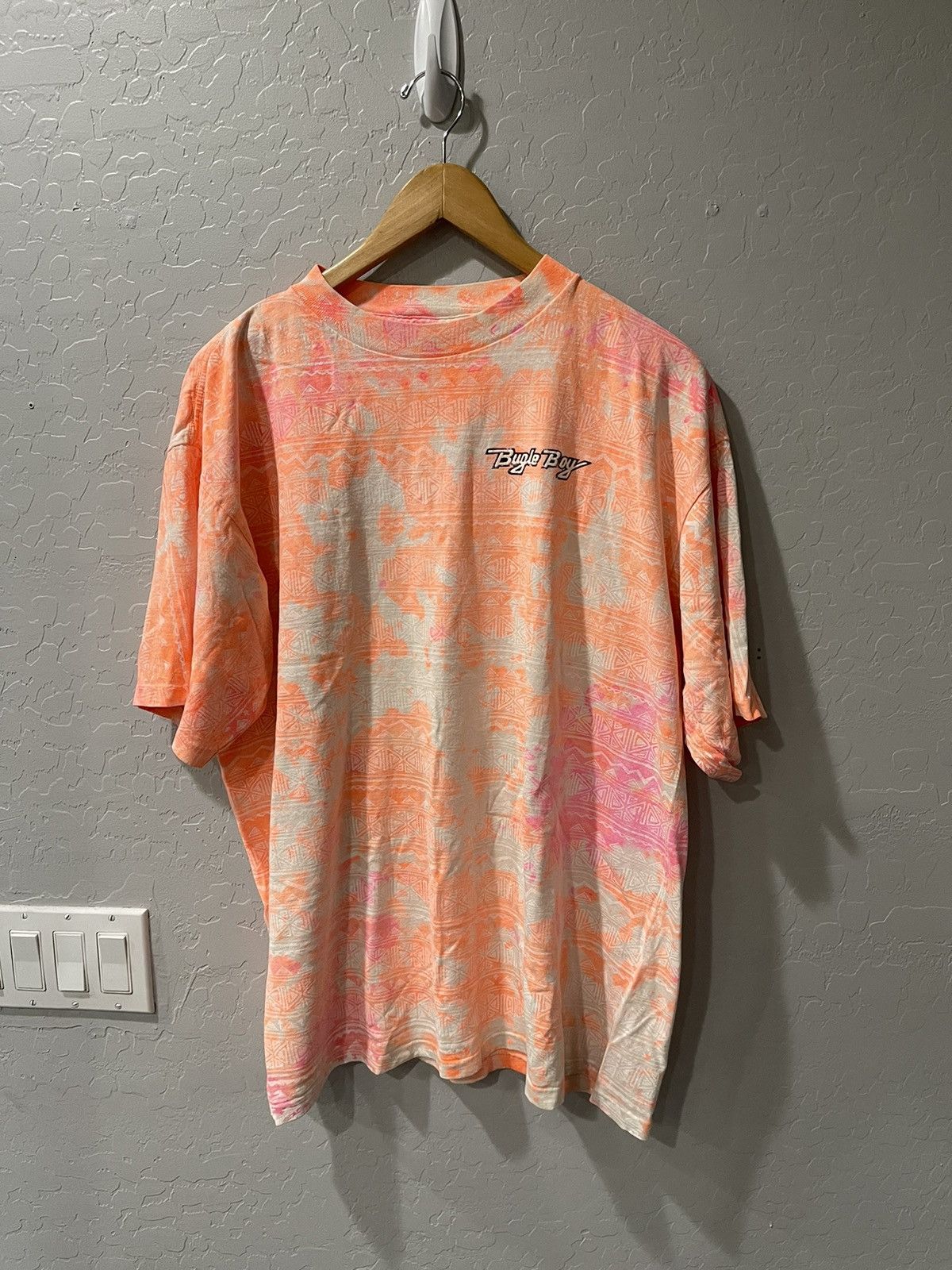 Bugle Boy Rare Vintage Bugle Boy Abstract Shock AOP SS Shirt XL Size US XL / EU 56 / 4 - 1 Thumbnail