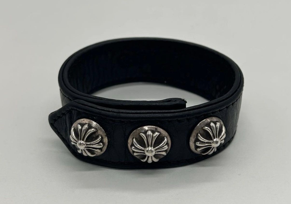 Chrome Hearts Chrome Hearts Cross leather bracelet Size ONE SIZE - 2 Thumbnail
