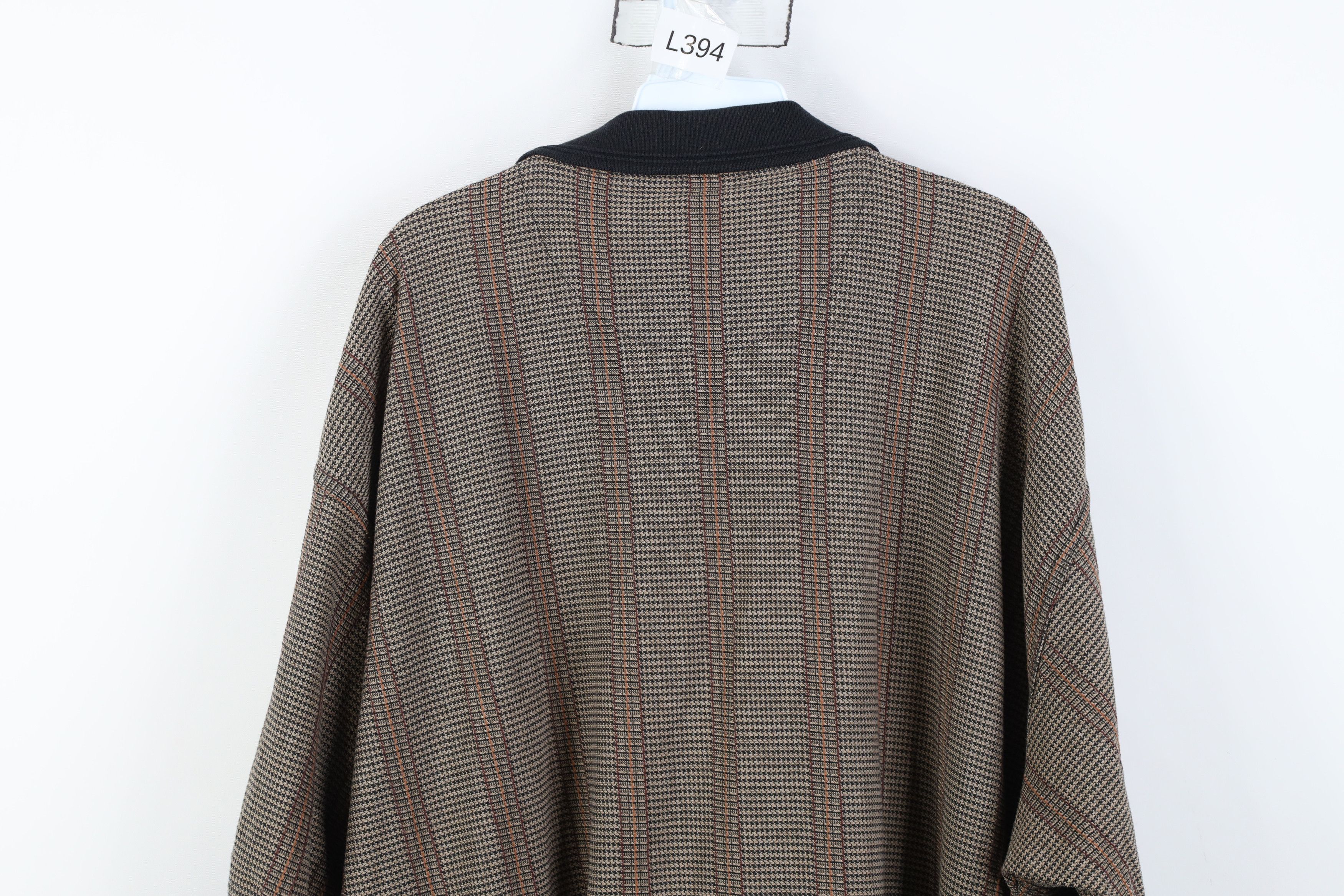 Vintage Vintage 90s Streetwear Striped Knit Collared Golf Polo Size US XXL / EU 58 / 5 - 10 Thumbnail