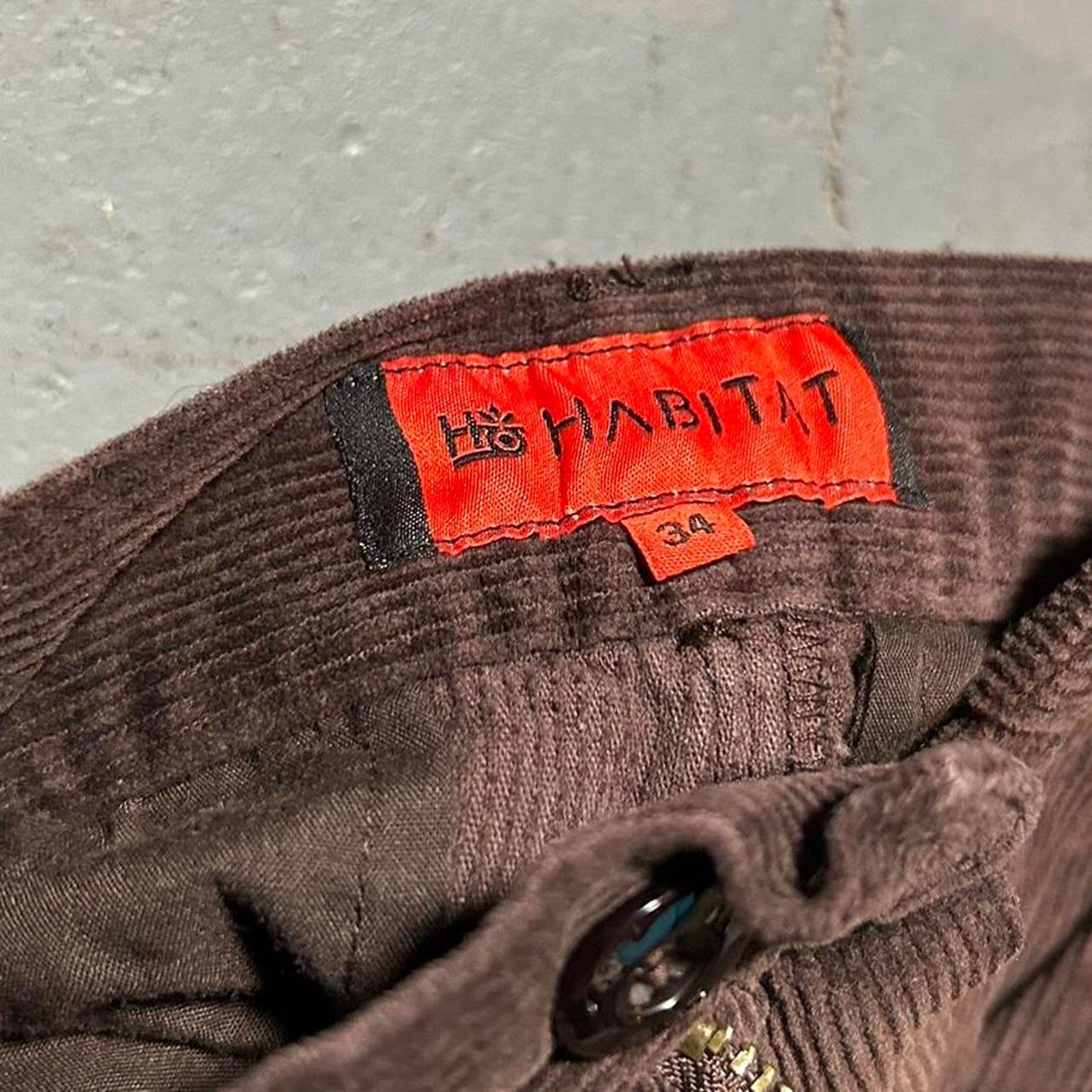 Habitat Y2k brown habitat skateboards corduroy Size US 34 / EU 50 - 3 Thumbnail