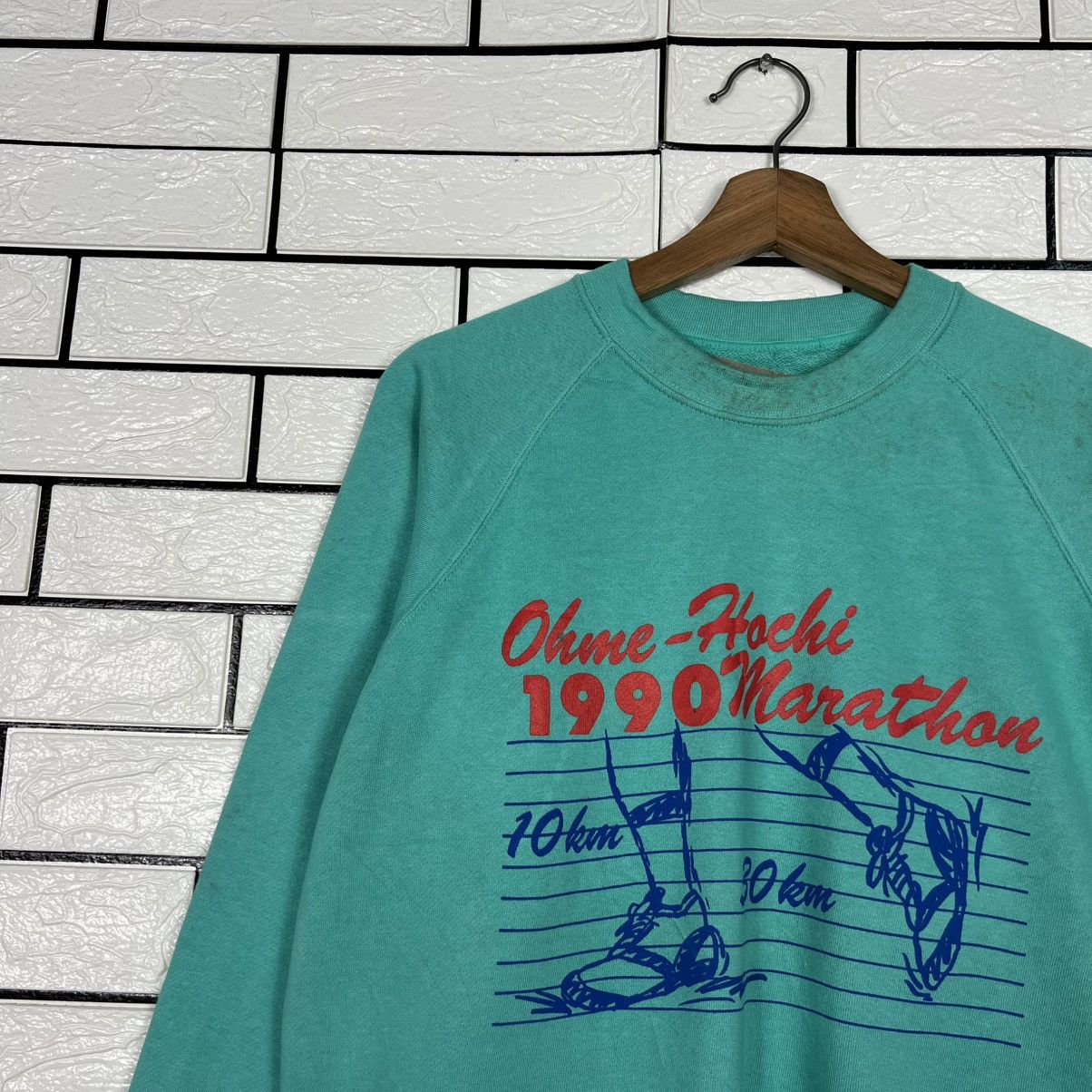 Vintage 1990 OHME-HOCHI Marathon Road Race Sweatshirt #3980-C181 Size US L / EU 52-54 / 3 - 5 Thumbnail