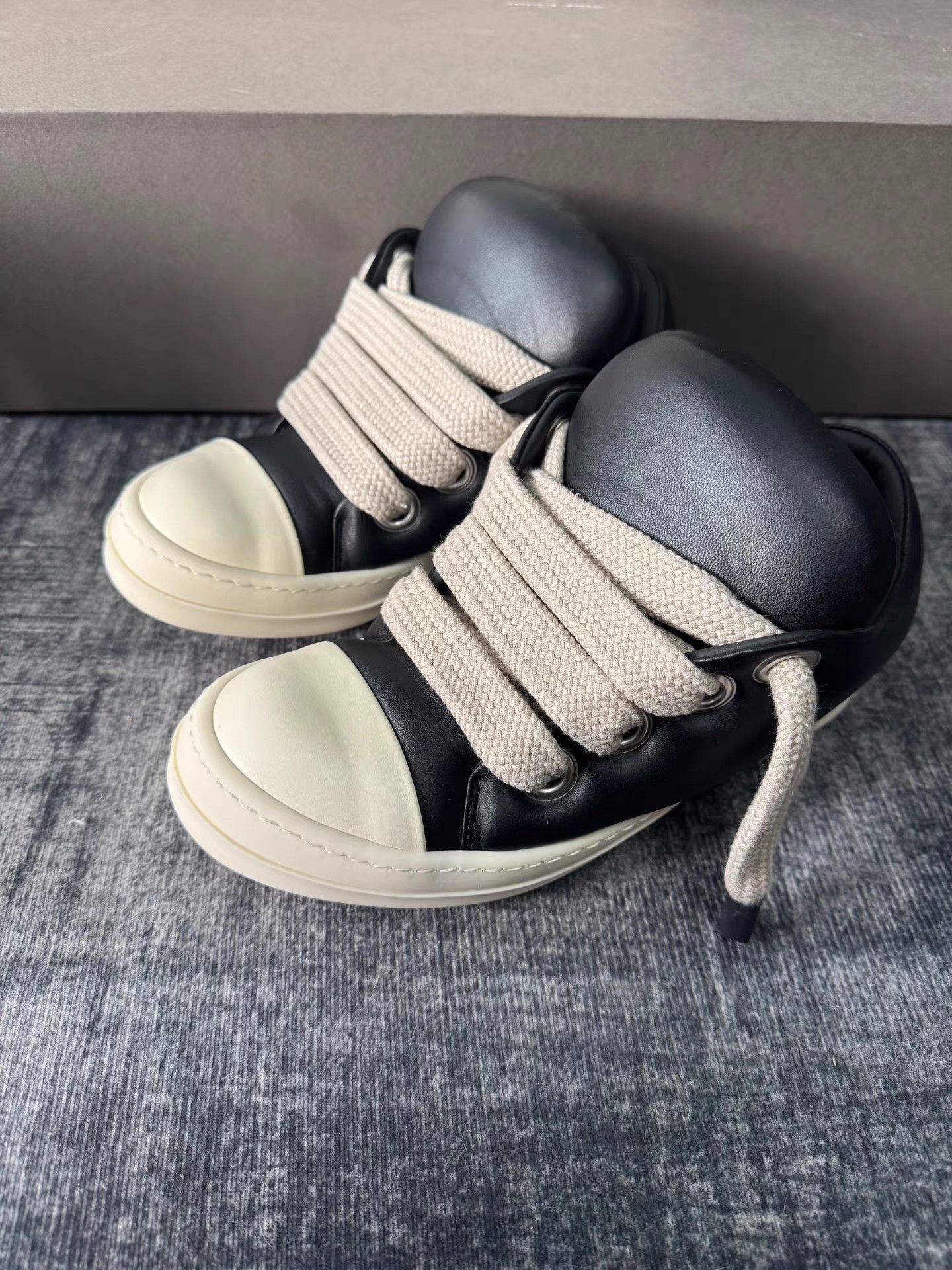 Rick Owens Rick Owens "Pudding" low-top chunky Converse sneakers Size US 7 / IT 37 - 1 Thumbnail