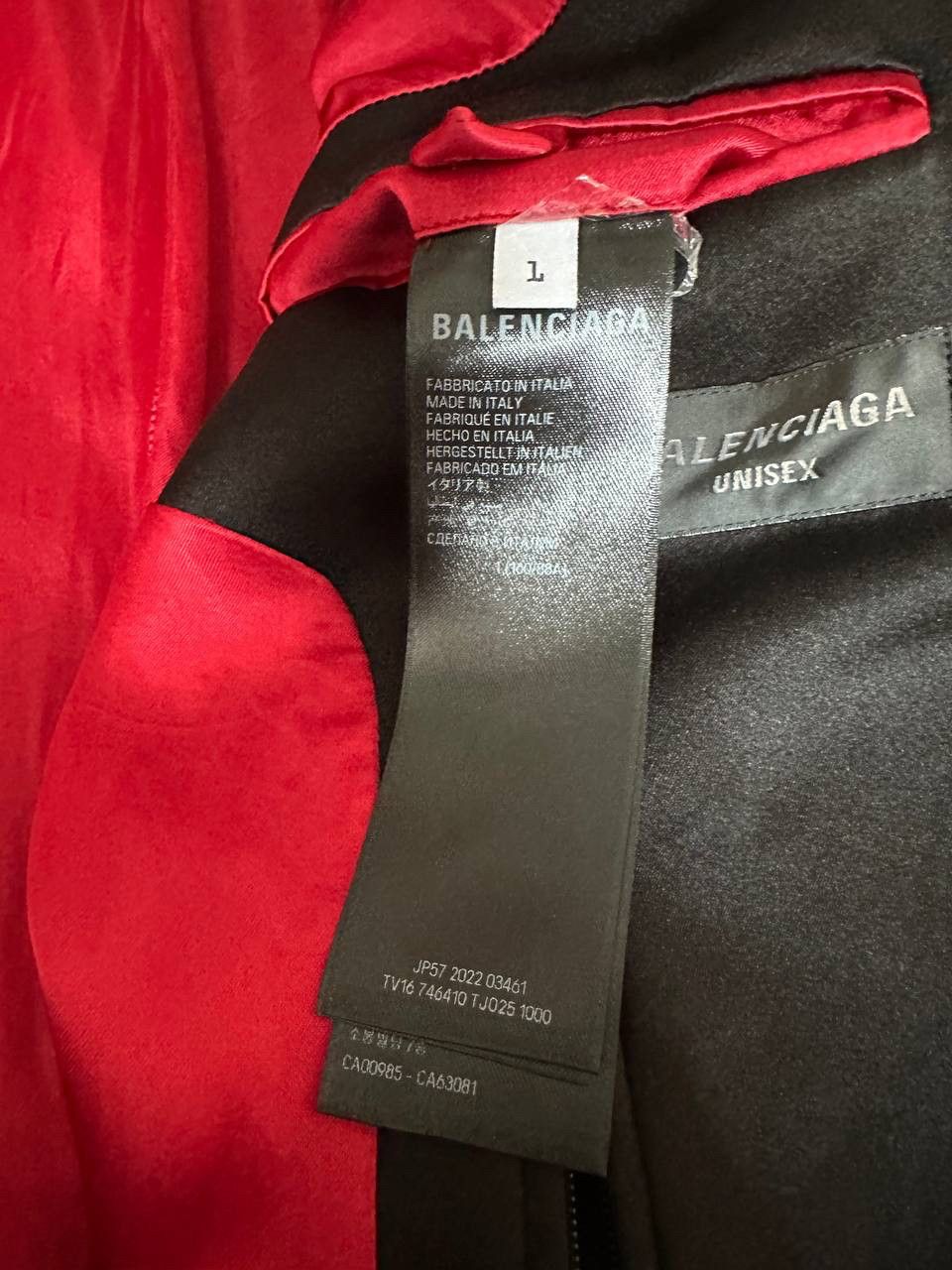 Balenciaga Balenciaga silk tuxedo ripped blazer Size 54L - 9 Thumbnail