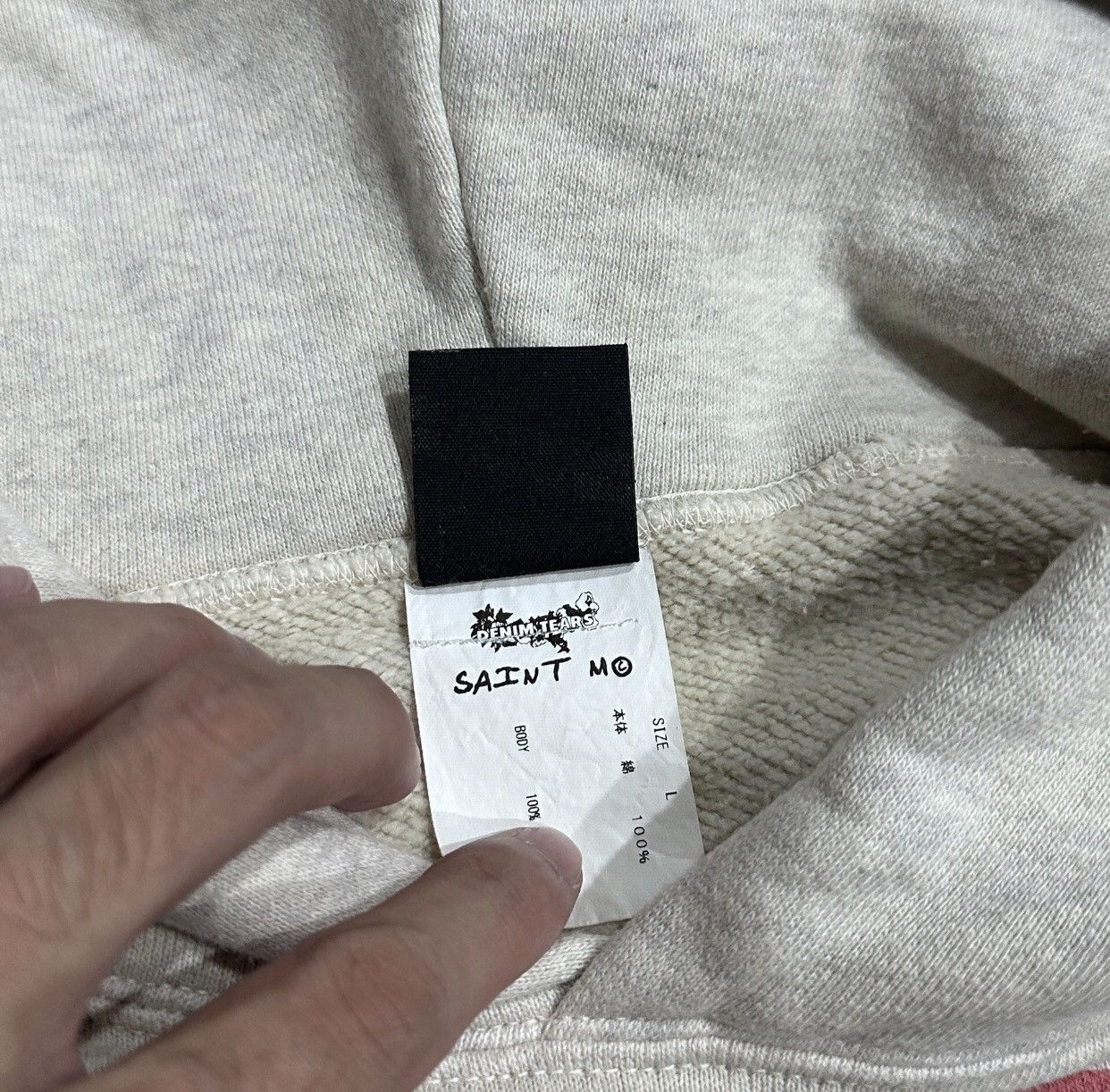 Saint Michael Saint Michael Champion Holy Grail Washed Rice Curled Hoodie Size US L / EU 52-54 / 3 - 7 Thumbnail