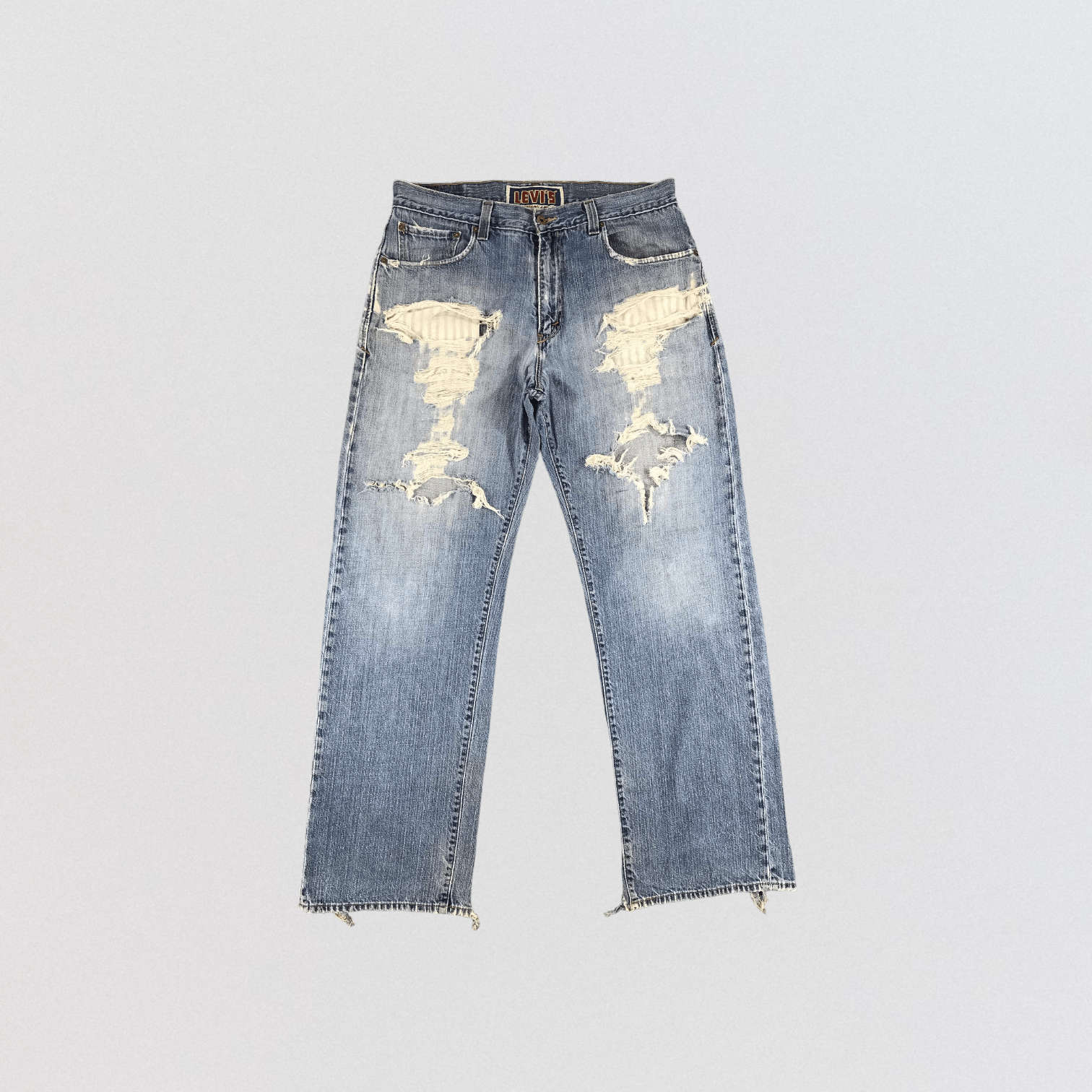 Levi's × Vintage Vintage Distress Levis 569 Jeans-JM1116 Size US 36 / EU 52 - 1 Thumbnail