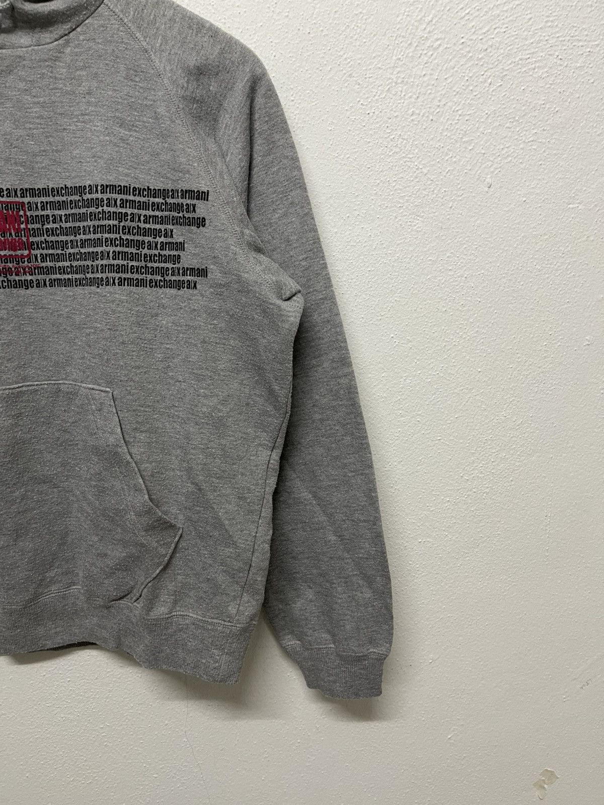 Armani Exchange 90s ARMANI EXCHANGE HOODIE MONOGRAM Size US S / EU 44-46 / 1 - 3 Thumbnail