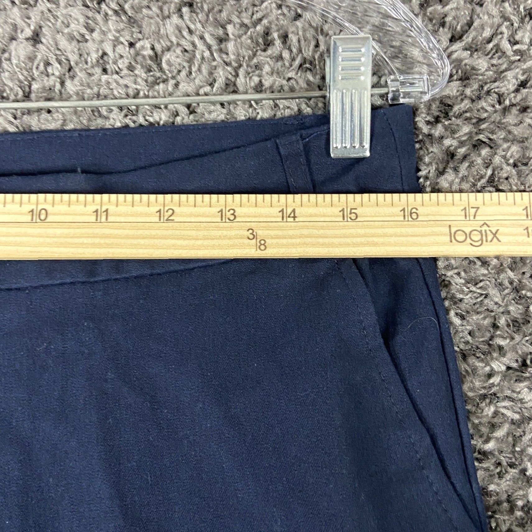 Vintage TIME AND TRU Women's Chino Pants Size 10 Blue Regular Size 32" / US 10 / IT 46 - 7 Thumbnail